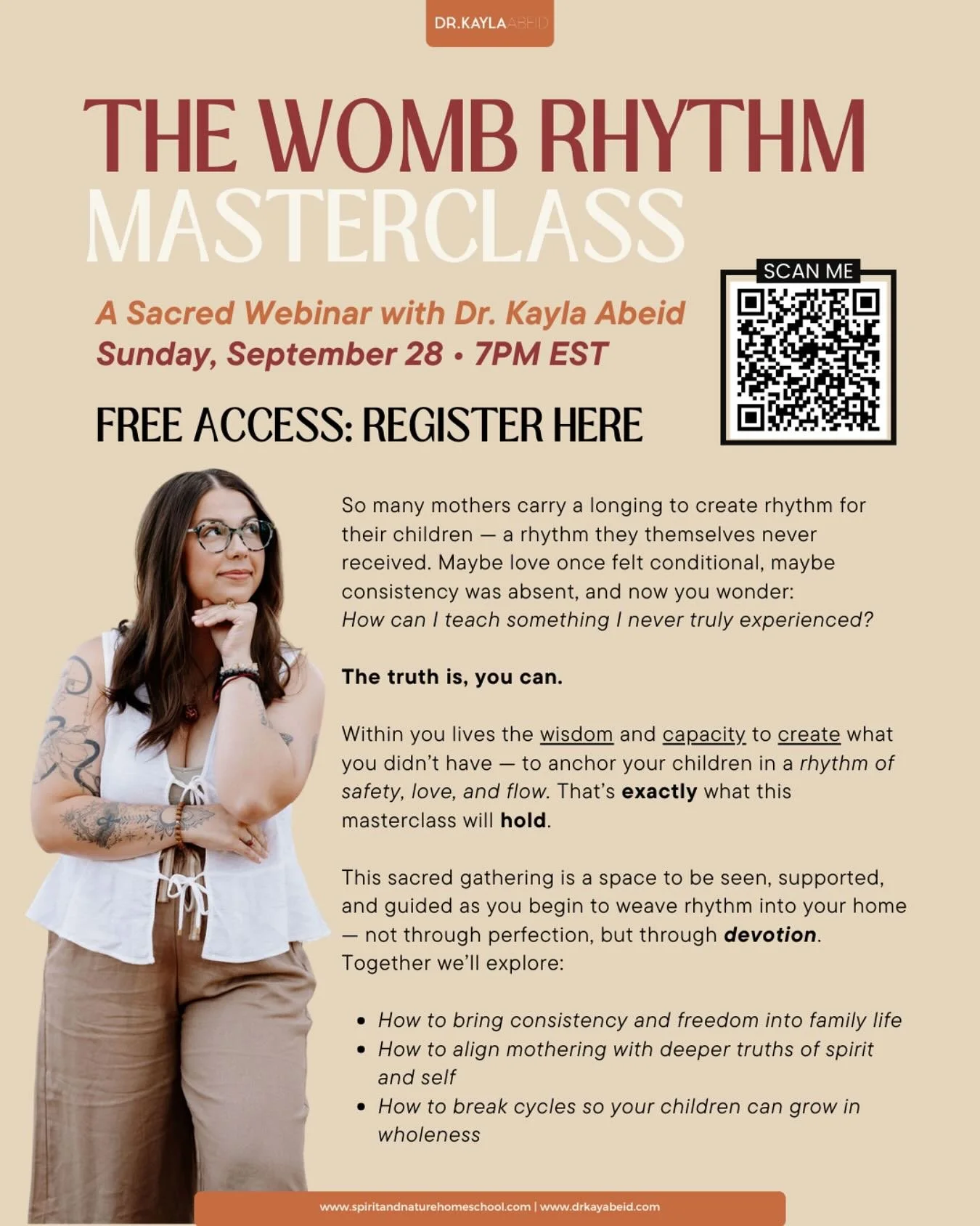 ✨ Mamas, this one is for you
So many of us long to create rhythm for our children — a rhythm of love, safety, and flow that we may have never fully received ourselves. The Womb Rhythm Masterclass is your invitation to step into that. 🌸
Insi