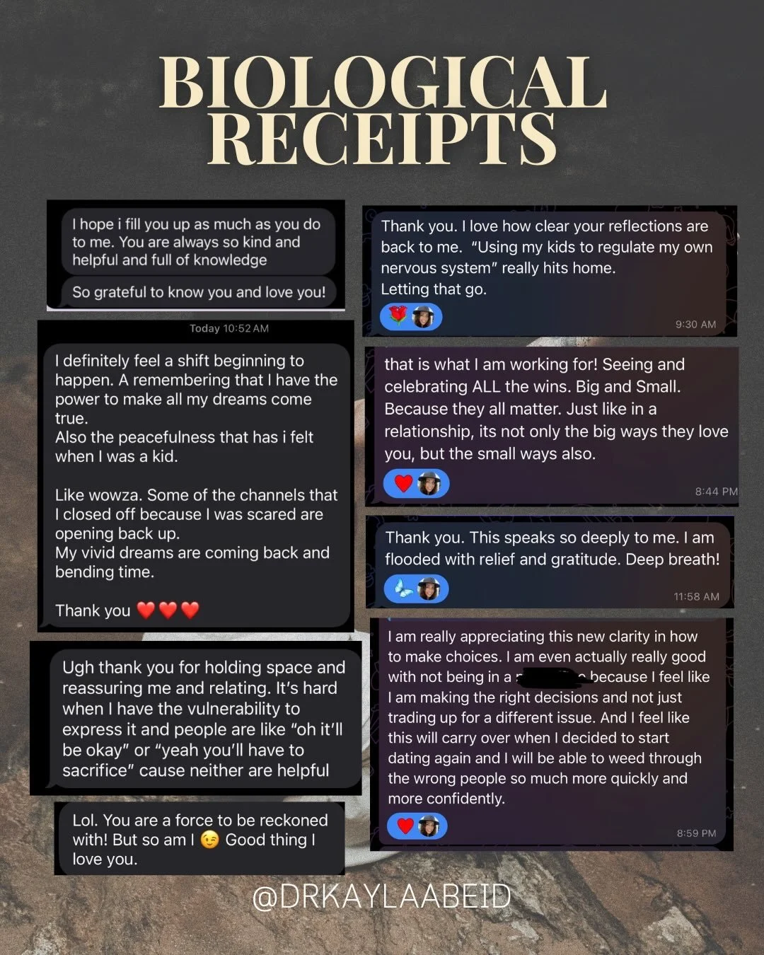 I don&rsquo;t sell transformation. I create the conditions where the body can&rsquo;t lie anymore. What happens next isn&rsquo;t mindset.
It&rsquo;s biological regulation.

These aren&rsquo;t testimonials. They&rsquo;re biological responses to truth.