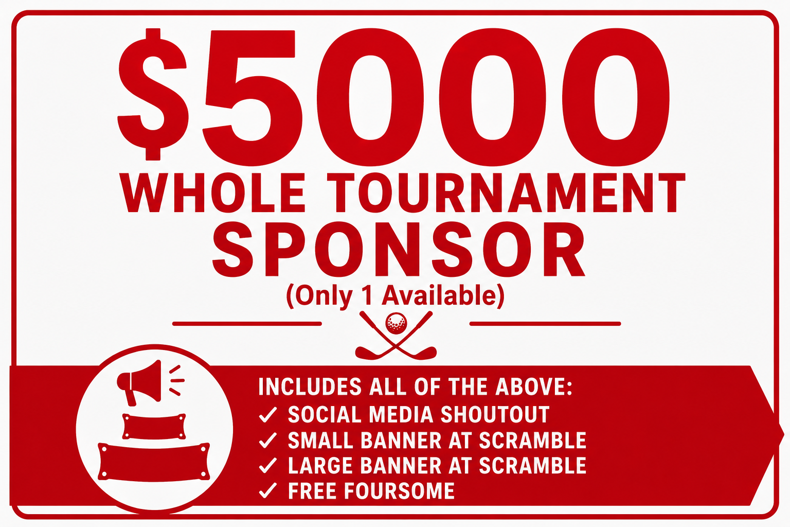 Exclusive Golf Tournament Sponsorship Package