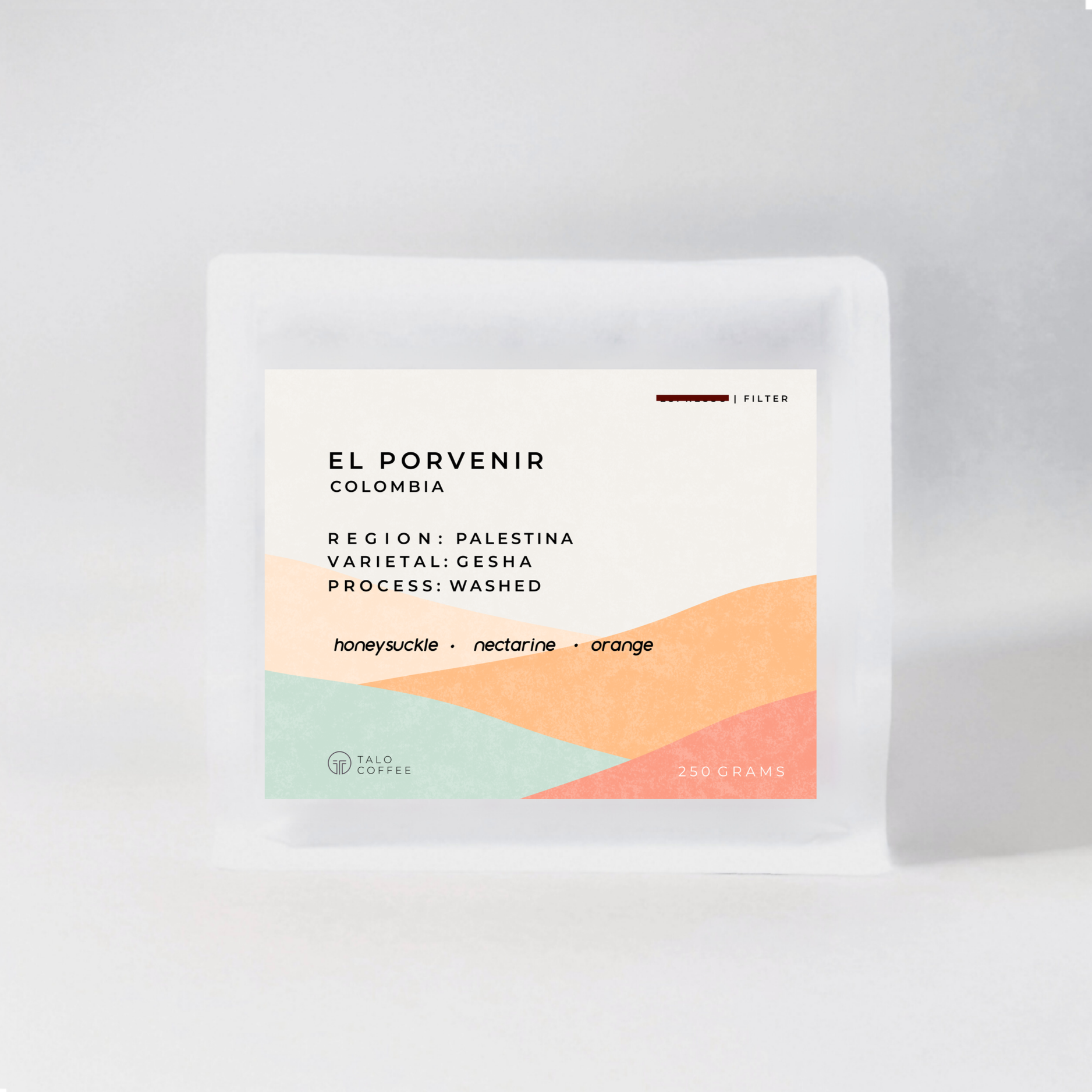Filter Roast 250g: Colombia - El Porvenir - washed Gesha