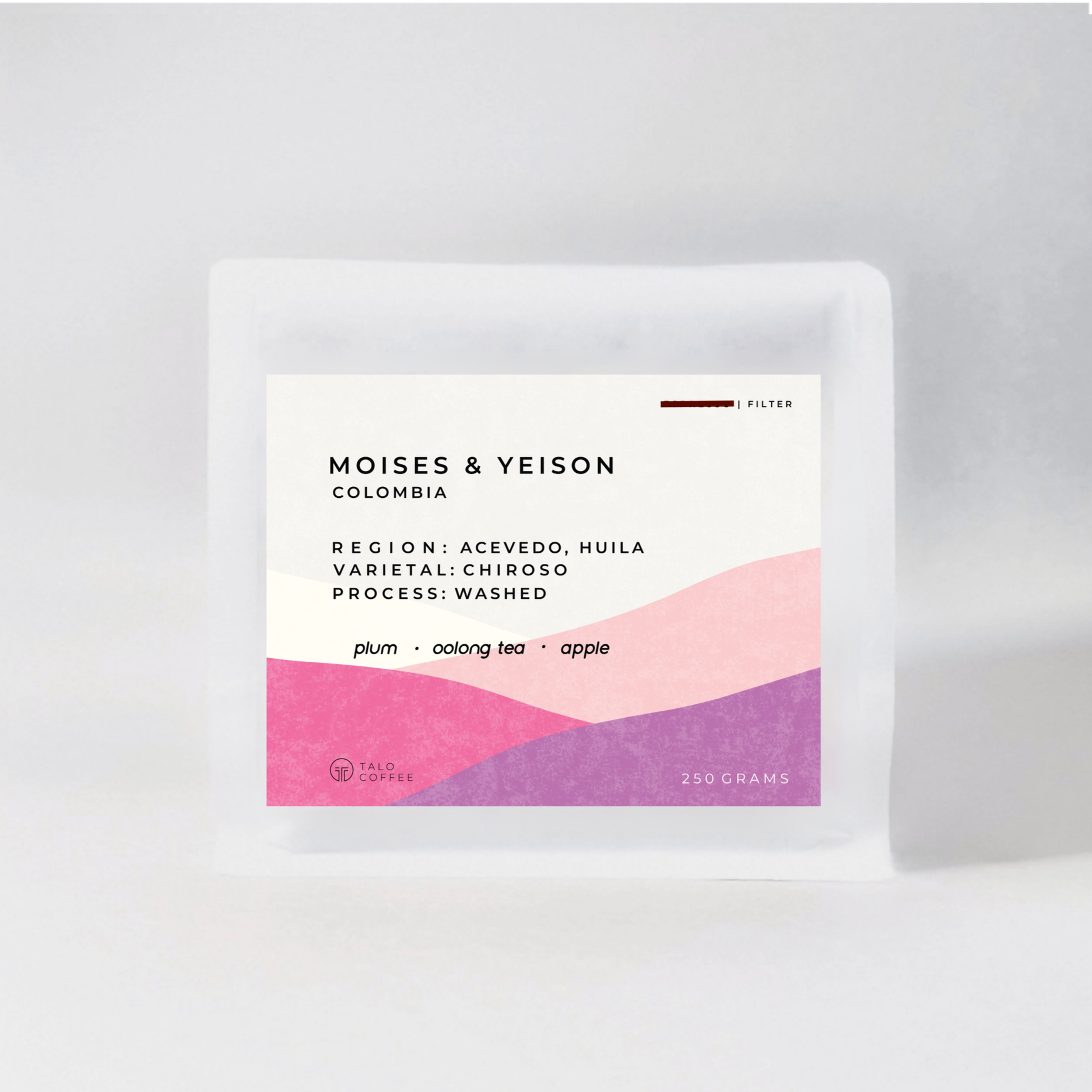 Filter Roast 250g: Colombia - Moises & Yeison - Washed Chiroso