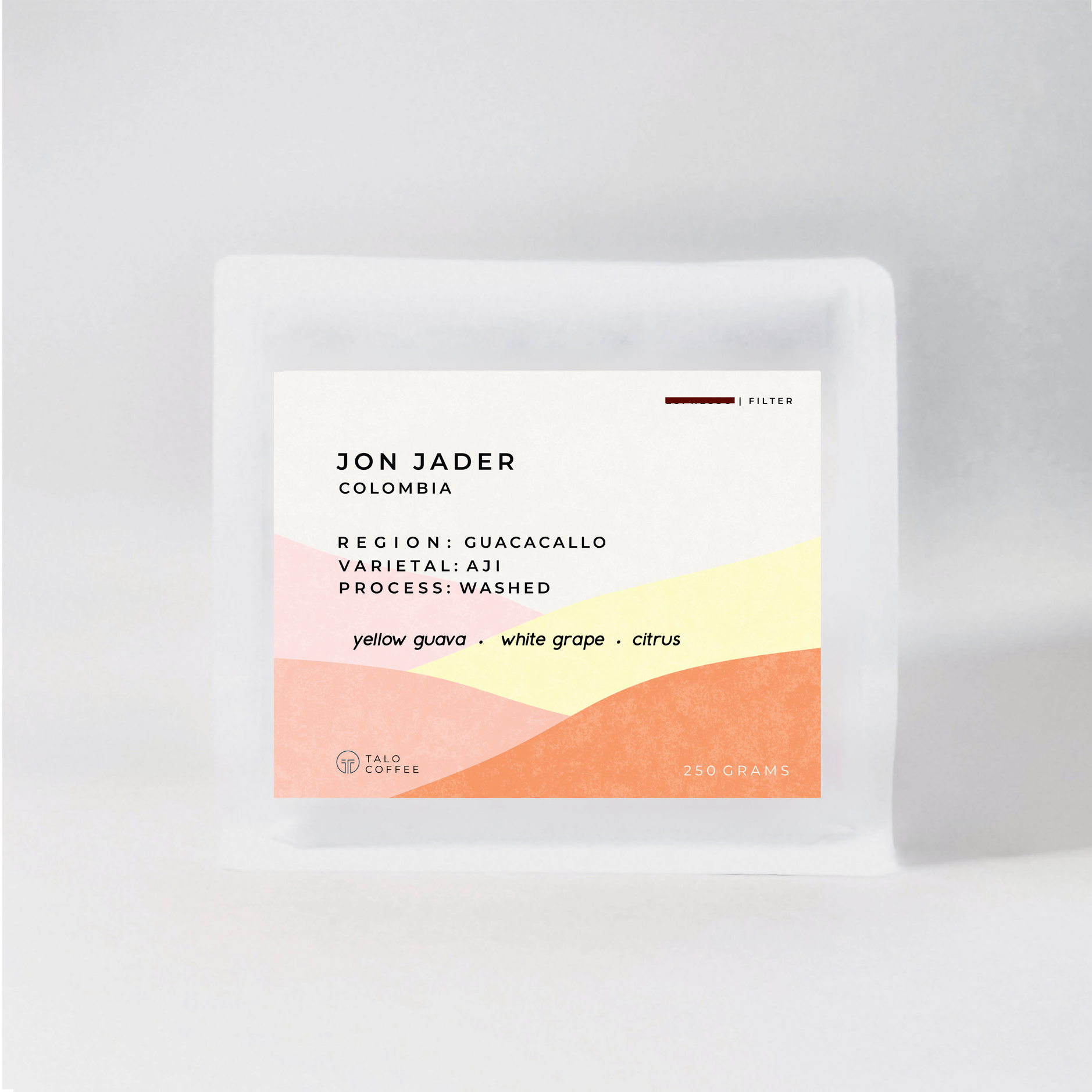 Filter Roast 250g: Colombia - Jon Jader - washed Aji
