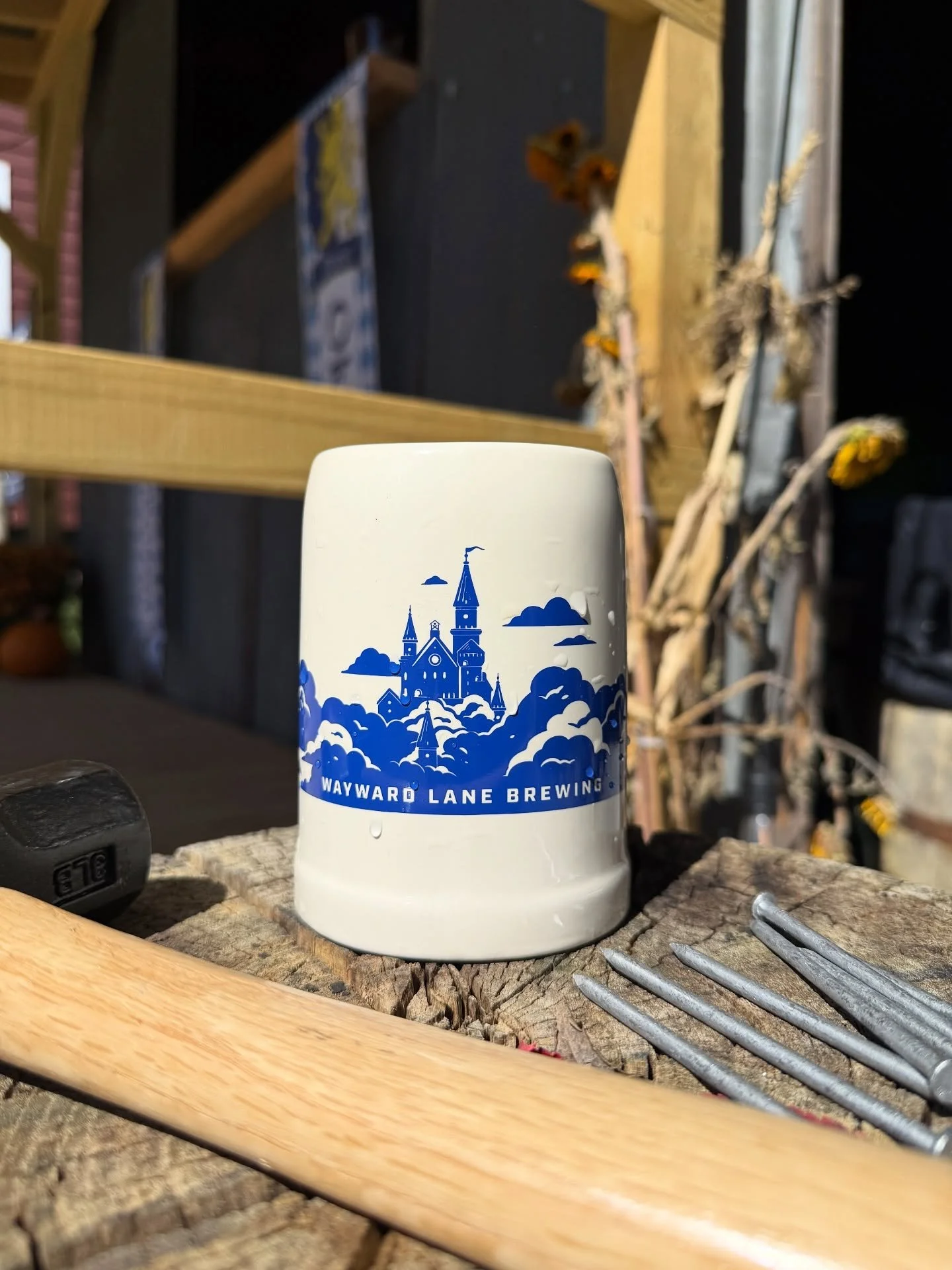 Oktoberfest ALL DAY! 
Tankard Special:  Buy a tankard ($16) and get $5 fills of Luftschloss (M&auml;rzen style lager w/ estate honey) and Zeltgeist (Wayward Style Tentbier). 

Games @ 4:30: 
Steinholding &bull; Hammerschlagen &bull; Dirndl &amp; Lede