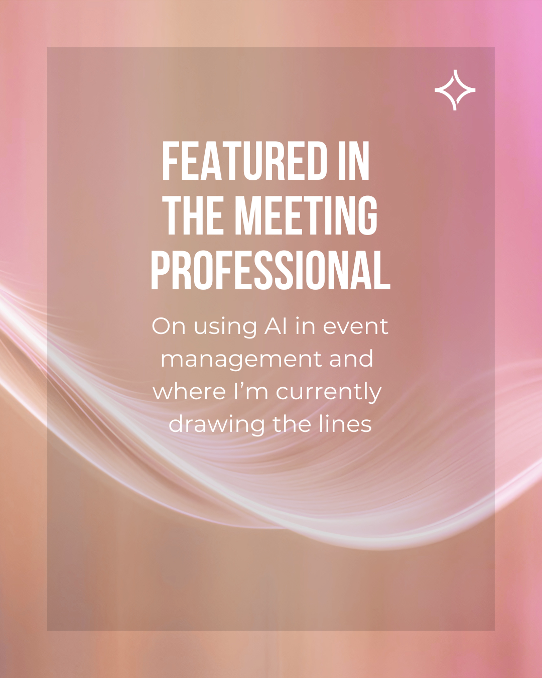 Featured in ‘the meeting professional’: On using AI in event management 