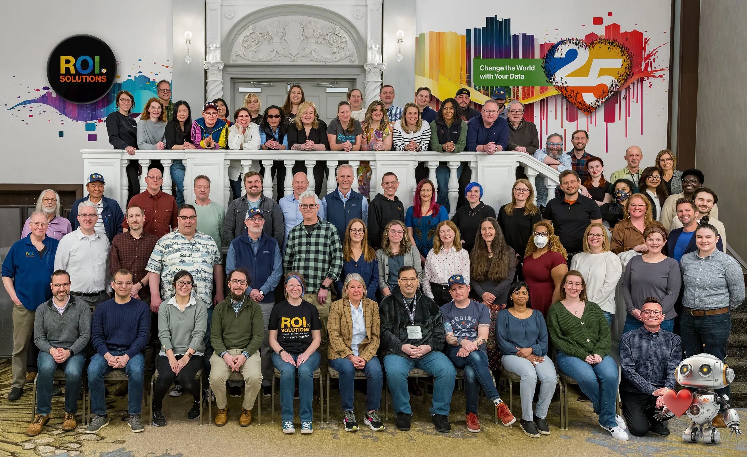 ROI Solutions Corporate Business Retreat planned by Custom Event Planners at Typecast Meetings and Events providing total meeting and event management