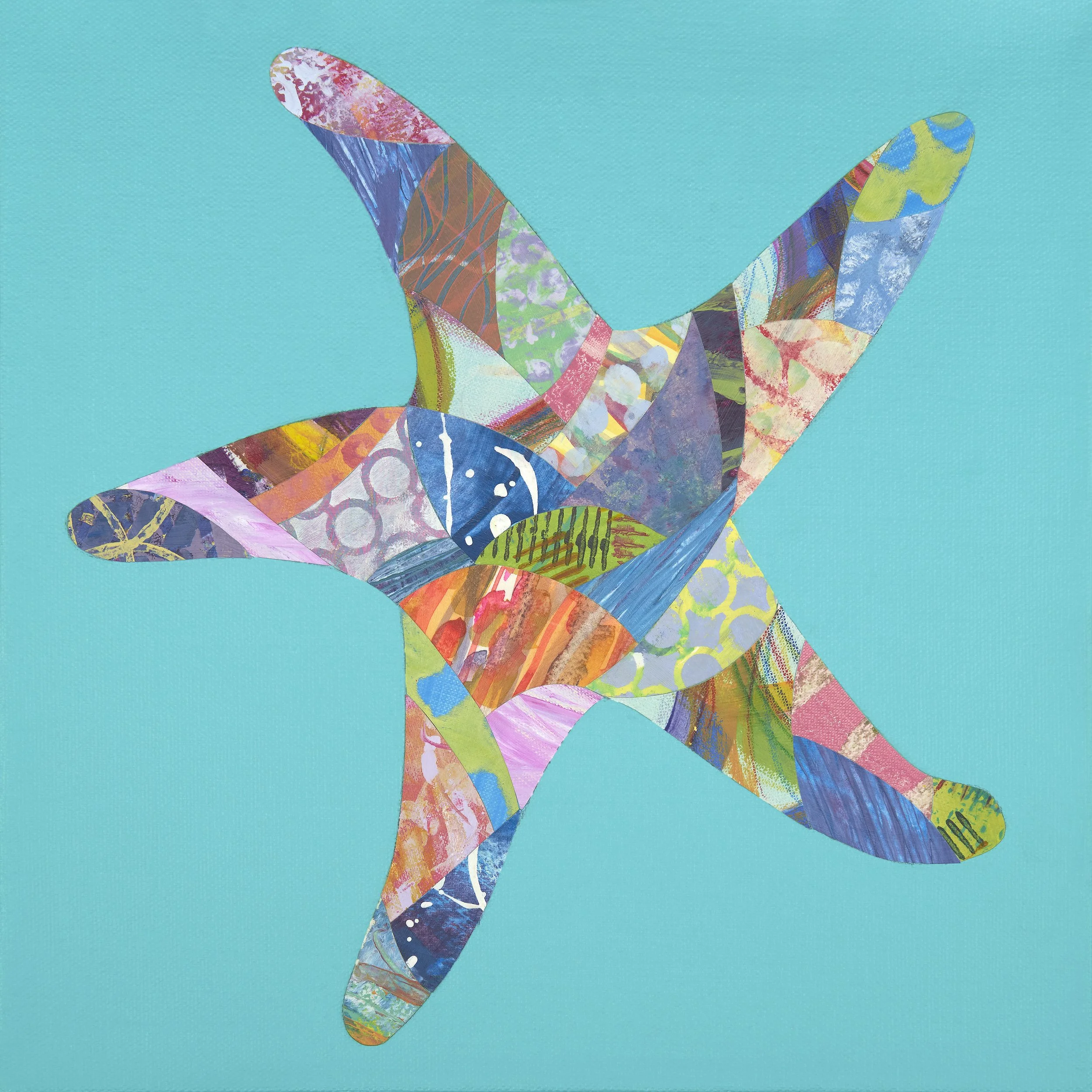 Teal Starfish
12" x 12" x 1.5"