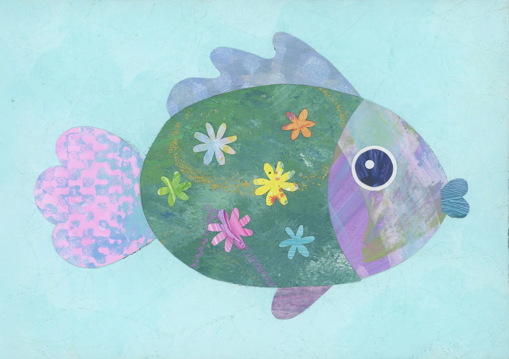 Flora Fish 5" x 7"
