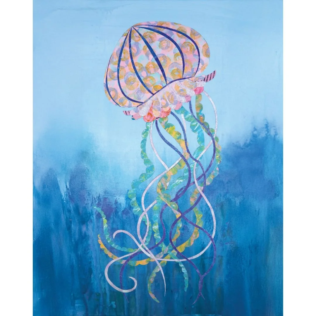 Jelly Fish 12" x 24"
