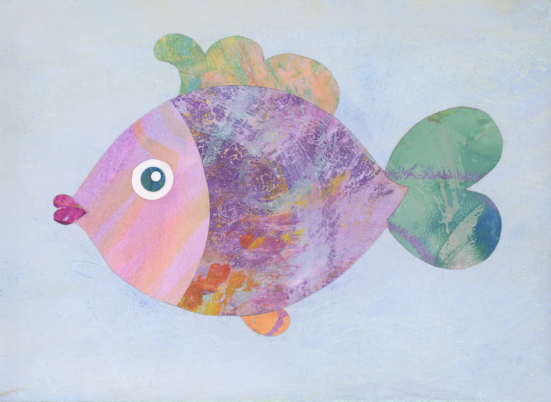 Muriel Fish 5" x 7"
