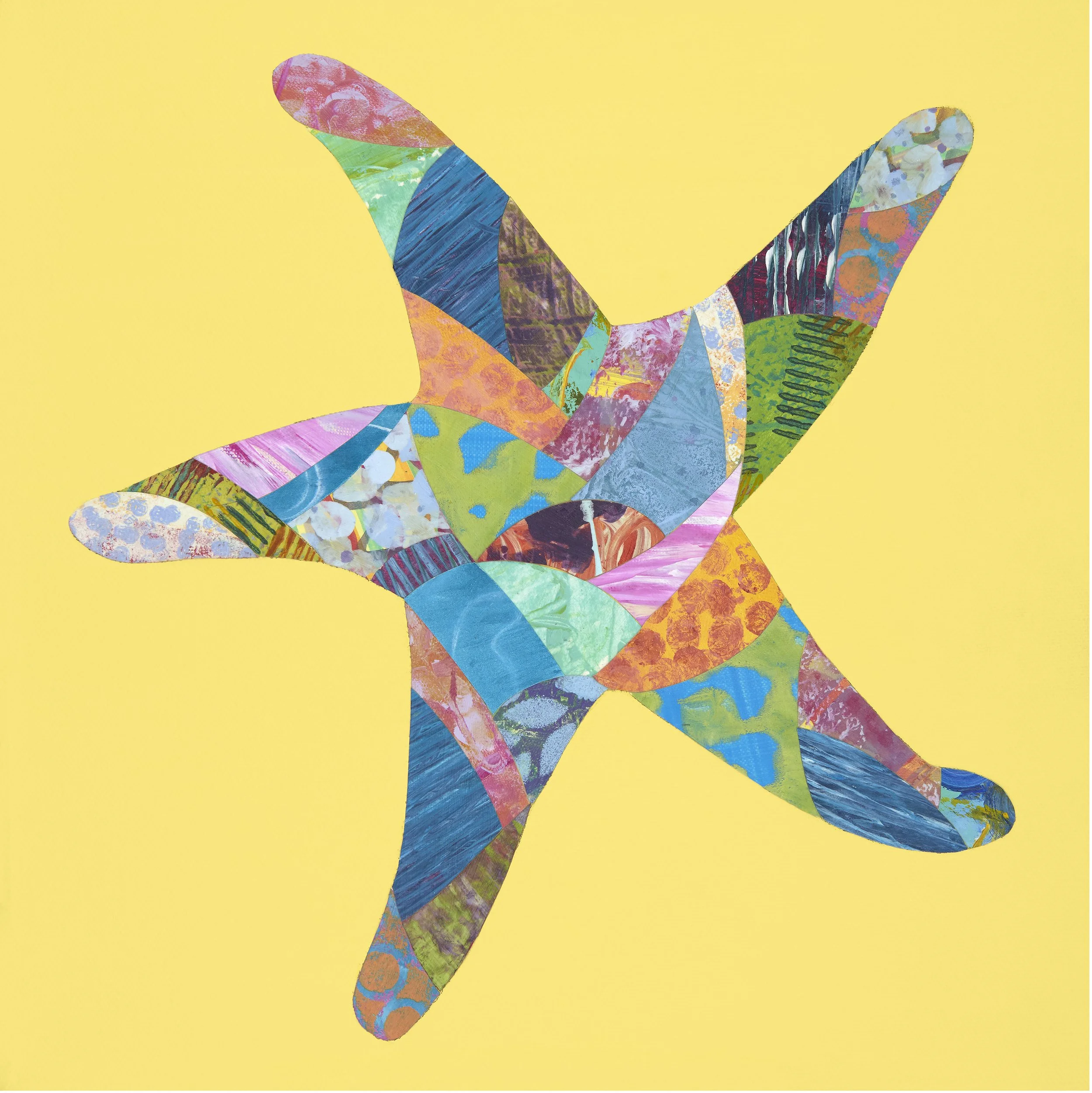 Yellow Starfish
12" x 12" x 1.5"
