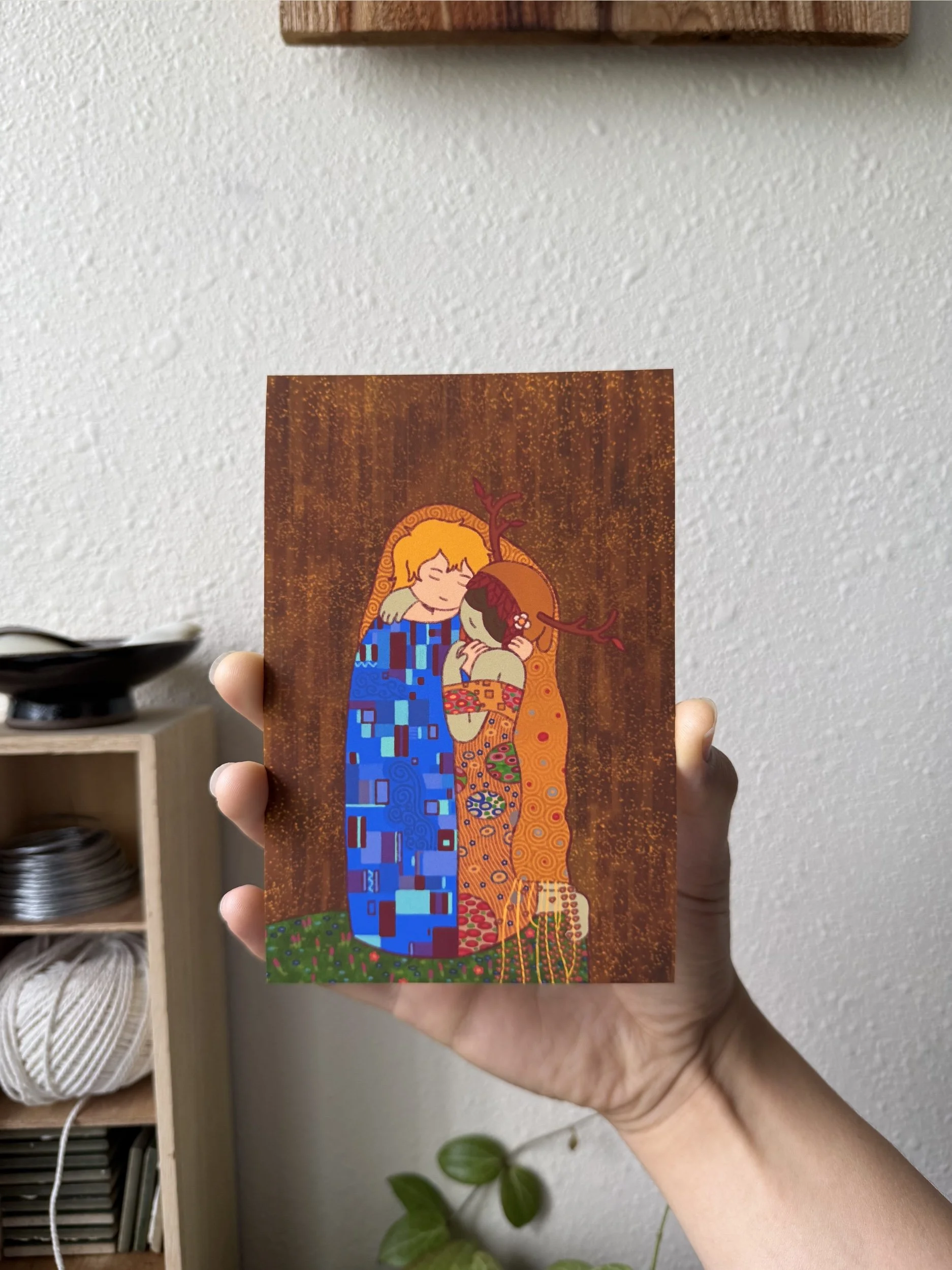 "The Kiss" Print