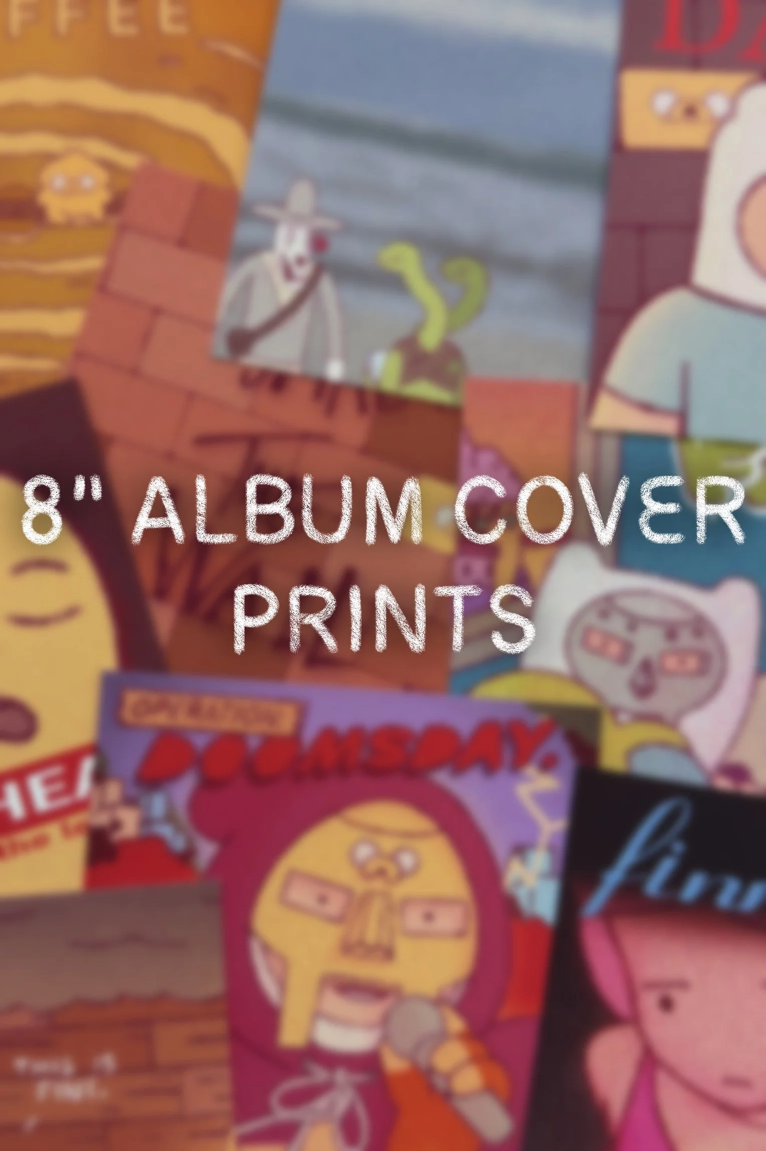 8 Inch* Album Cover Prints
