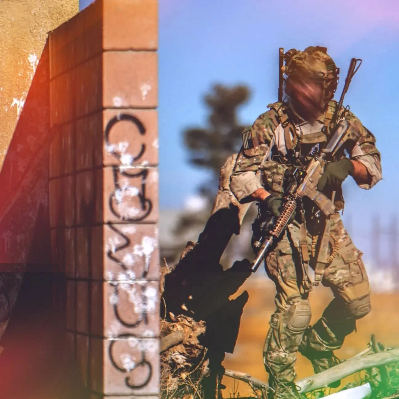 POV: You have almost eaten shit on debris 3 times on the approach to the target building which is mostly falling apart. (Your costume looks cool though everyone loves it)

📍Victimville Oblast, 2024 Colorized
.
.
.
.
.
.
.
.
.
.
.
#msw #milsimwest #m