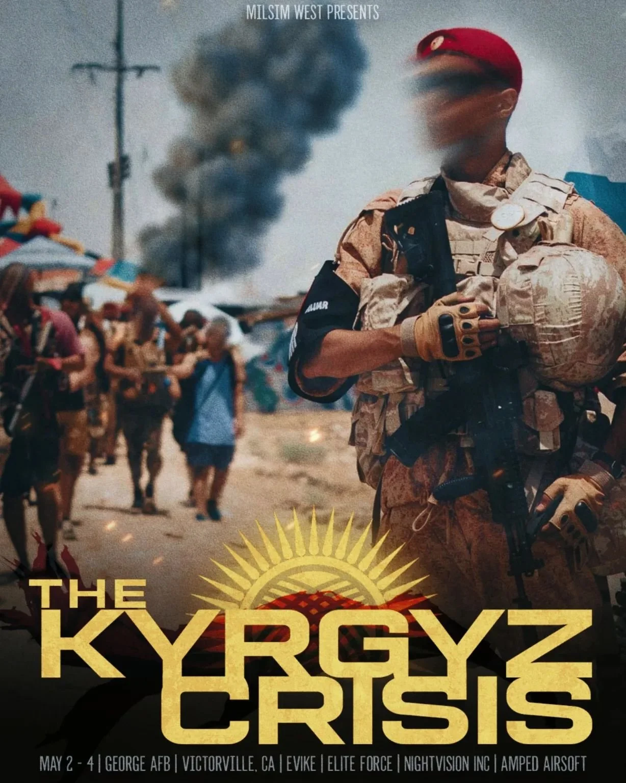 Conflict on the Kyrgyz steppes has reached an all time high. Russian peacekeepers, well fed and equipped, struggle to keep peace in a city struggling to make ends meet. A decade of warfare and instability has wreaked havoc on the Kyrgyz economy and m
