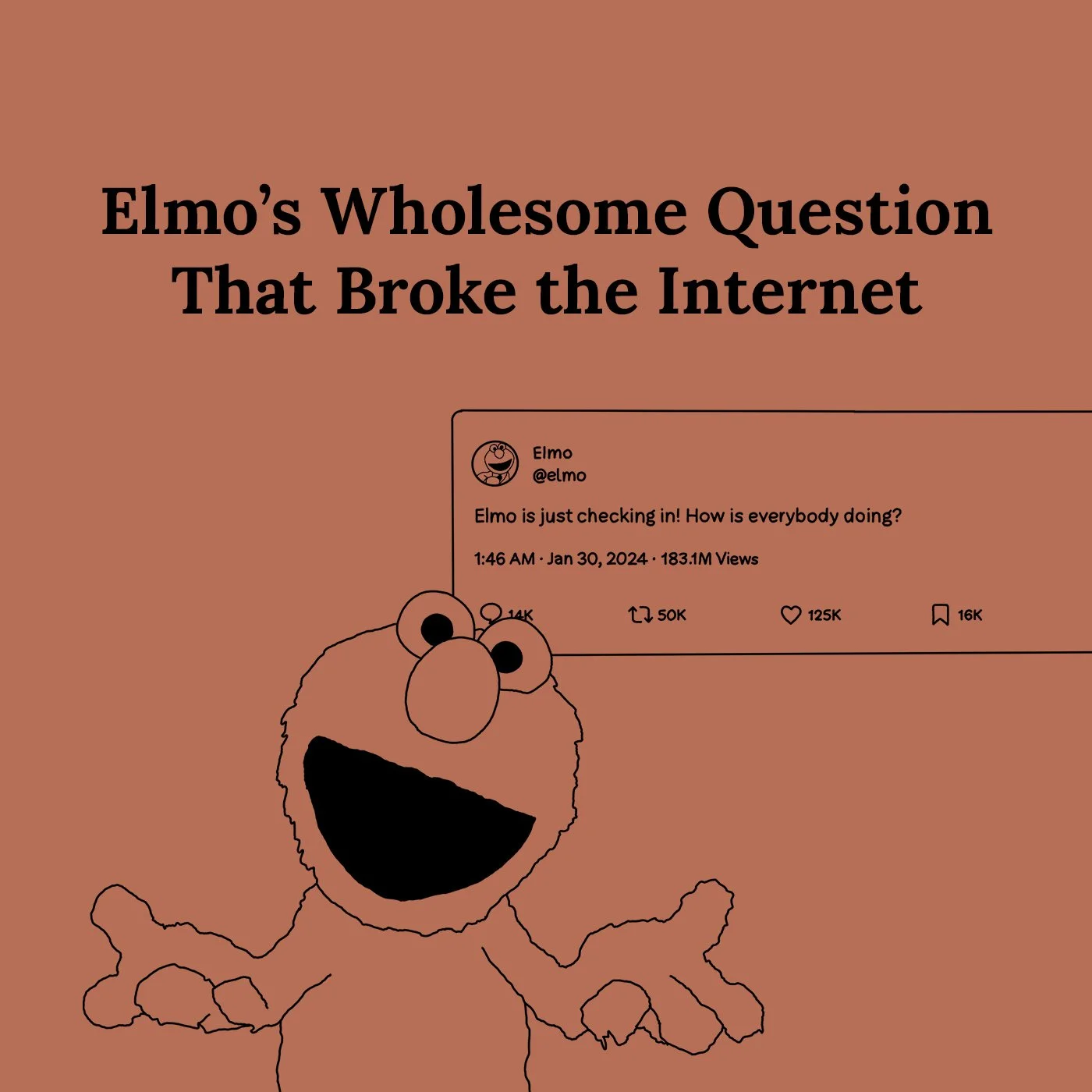 Elmo Cries Elmo Is Crying Drawception