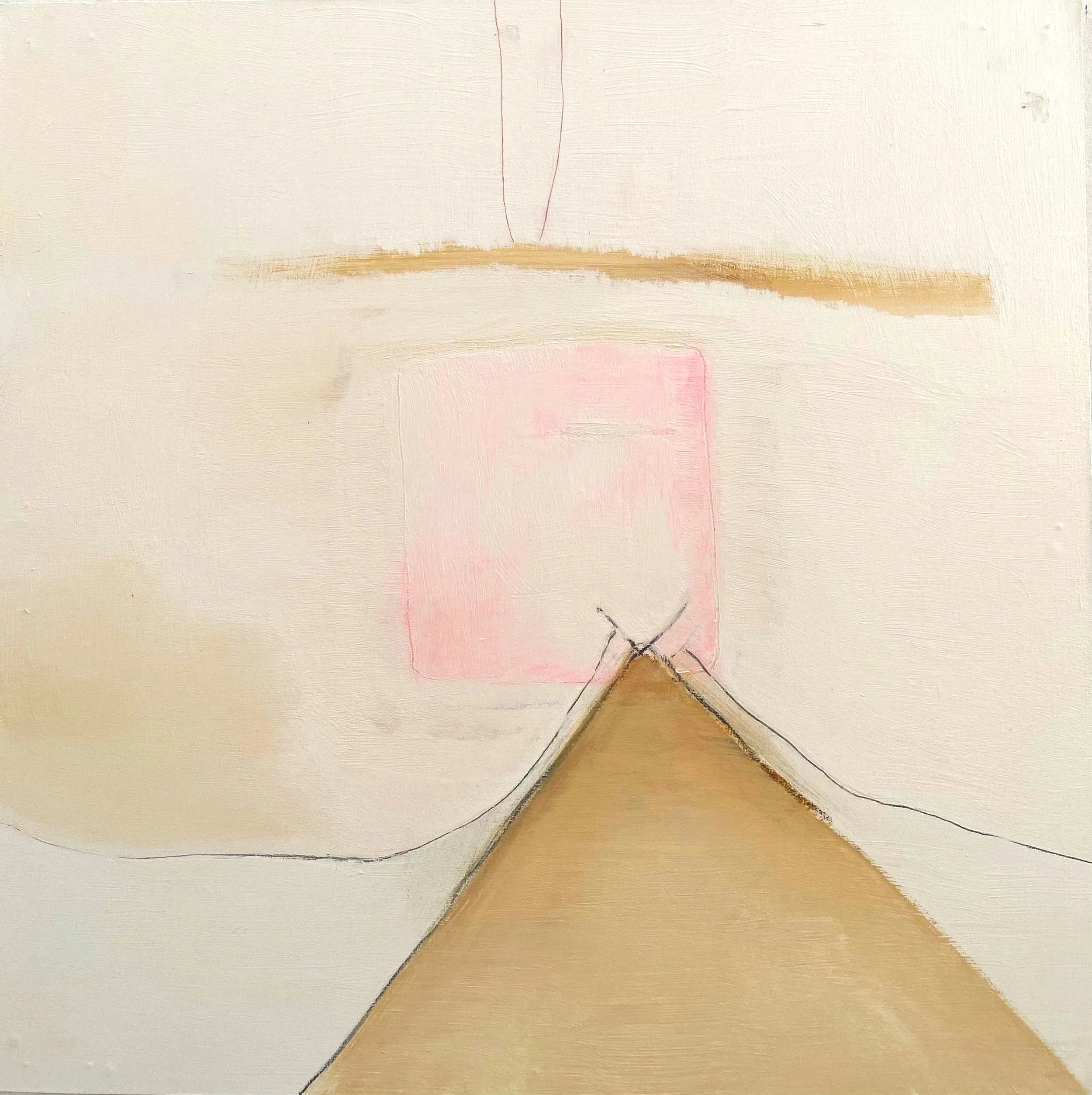 Untitled
Chalk pastel, crayon, graphite, found rock pigment, and gesso on Masonite, 2' x 2', 2017