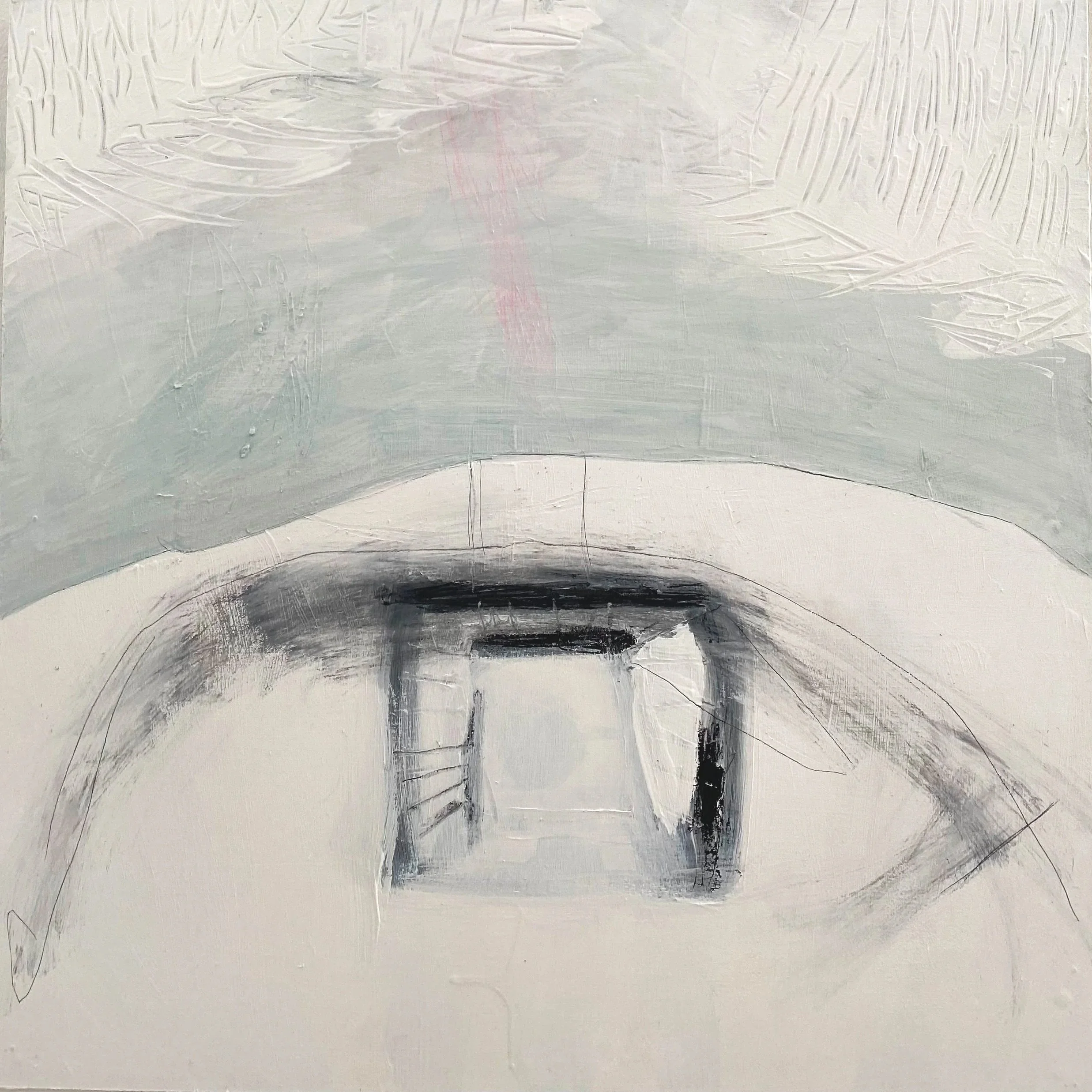Boat Burial
Chalk pastel, graphite, and gesso on Masonite, 2' x 2', 2015