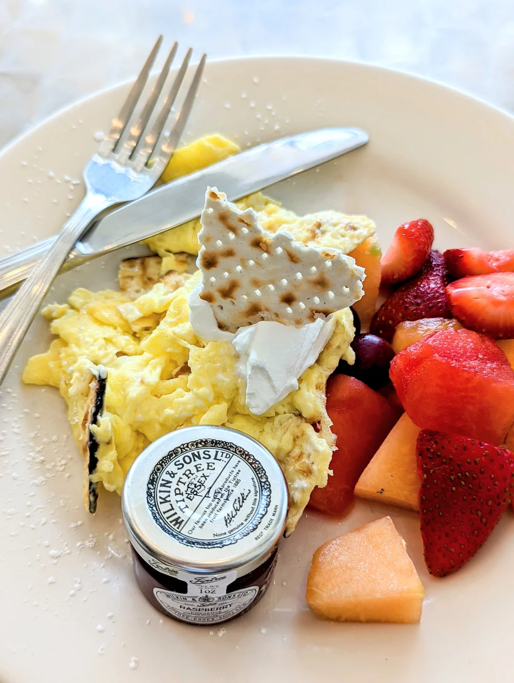 D'Angelo bakery bread and pastry display at Montesano Market