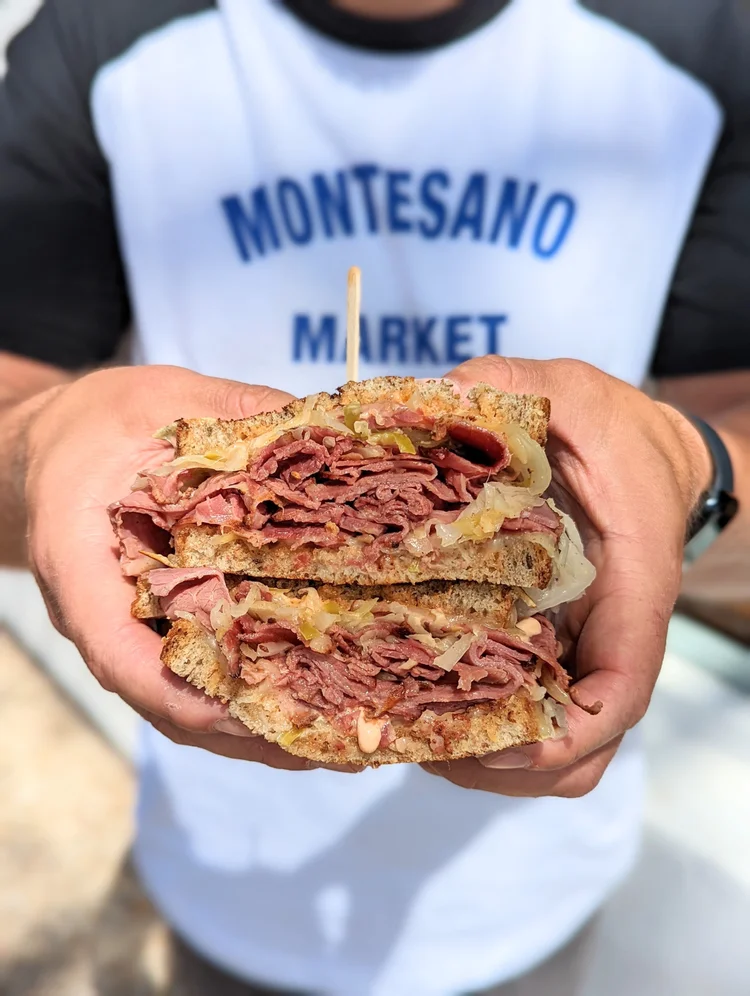 Fresh produce and locally sourced ingredients at Montesano Market