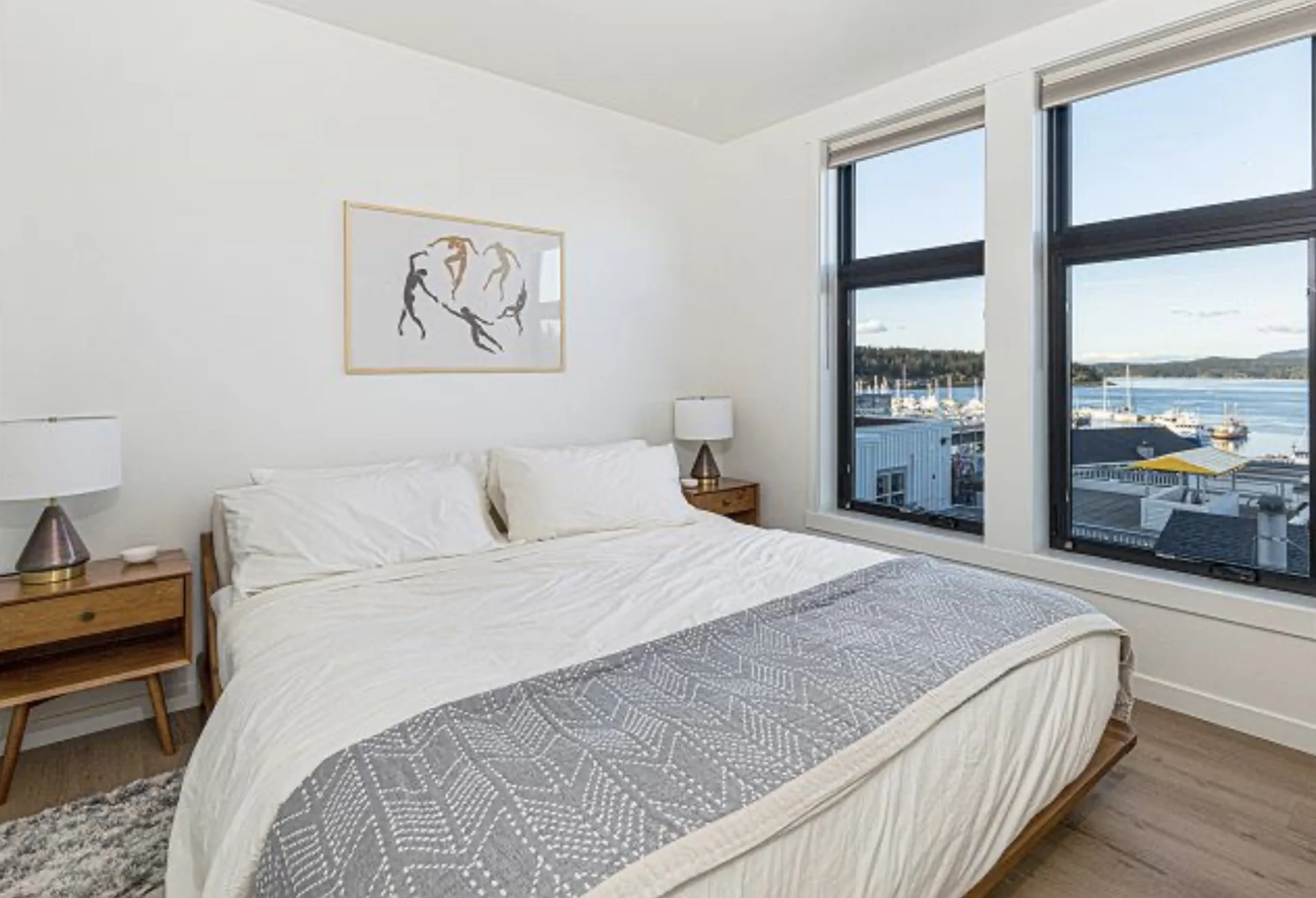 Your home for this immersion is a brand-new, beautifully designed luxury accommodation in the heart of Friday Harbor. With sweeping harbor views, carefully curated interiors, and the quiet elegance of island architecture, this space becomes a sanctua