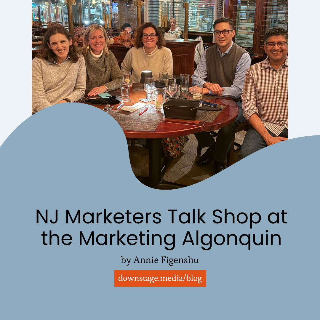 NJ Marketers Talk Shop at the Marketing Algonquin
