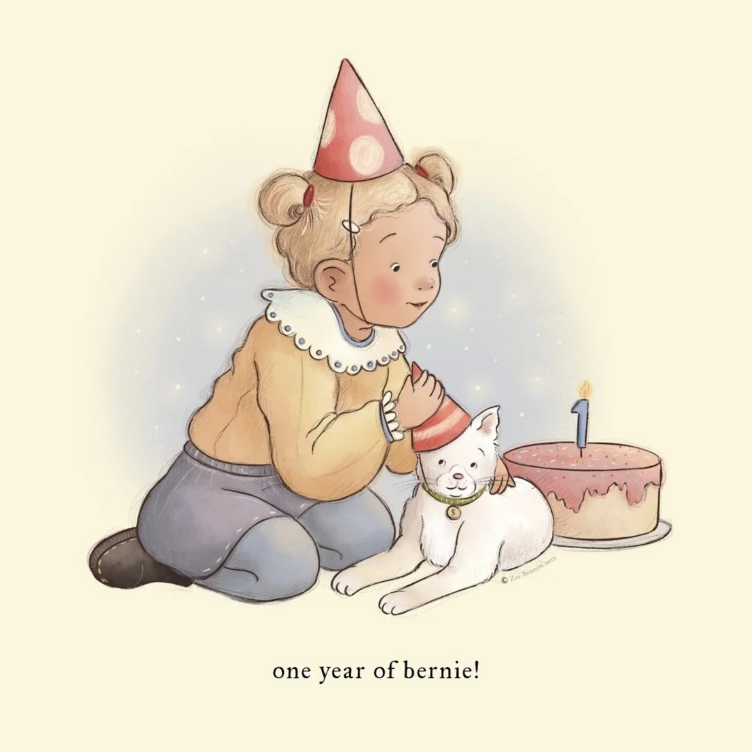 &ldquo;Bernie Thinks In Boxes&rdquo; is one year old! ✨🎉

It&rsquo;s been so wonderful to see Bernie out in the world, in stores, on shelves and part of your bedtime routines. It has meant so much to see so many littles and grown-ups resonate with B