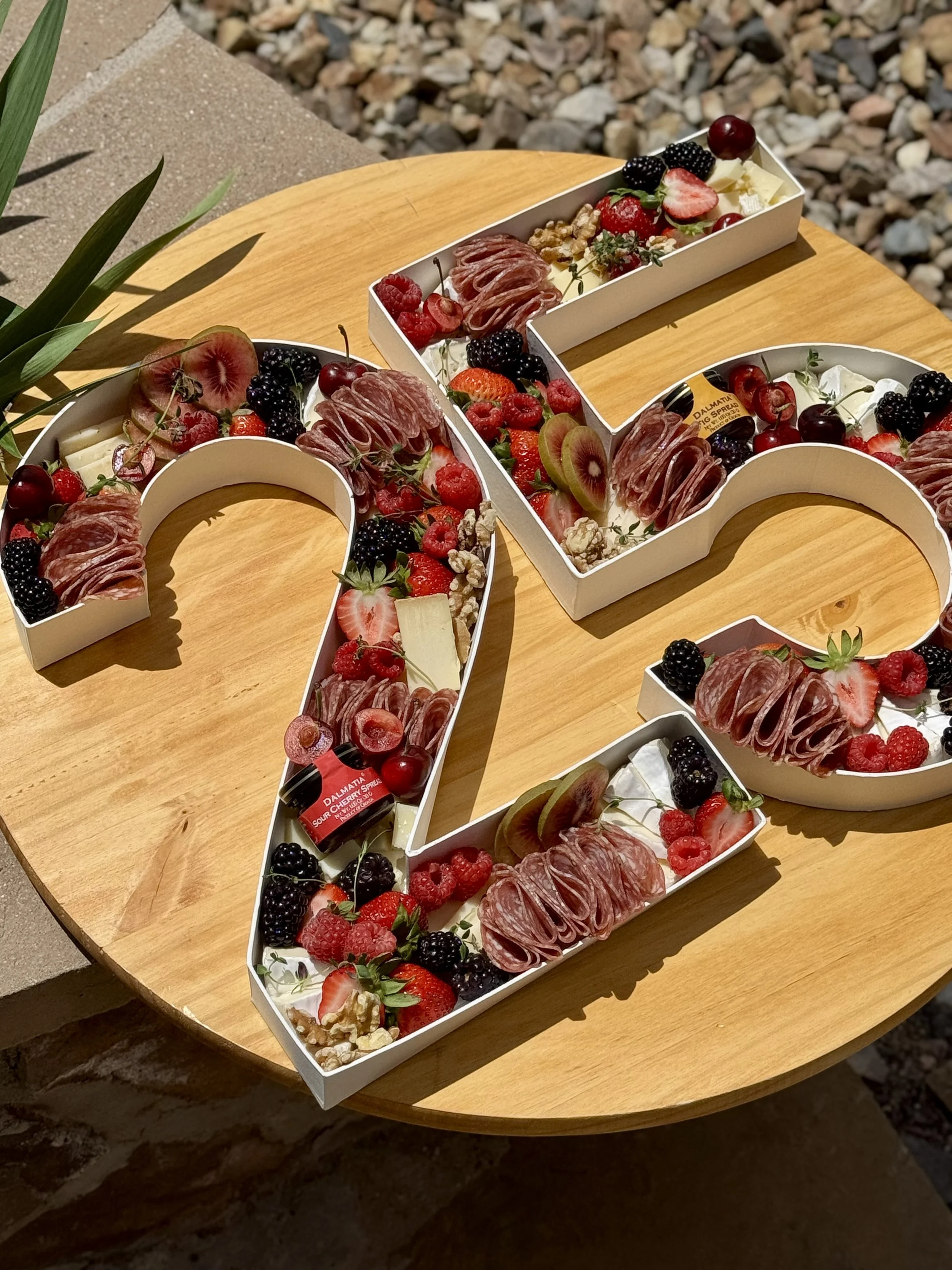 Charcuterie Letters + Numbers