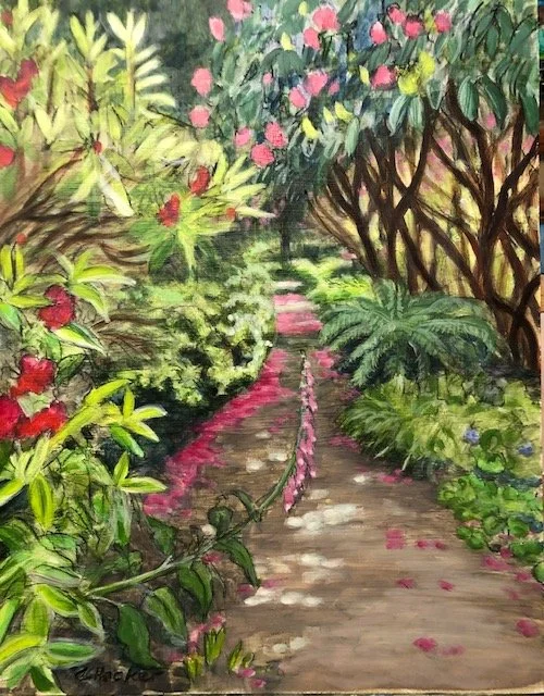 Oil painting by Claudia Hacker