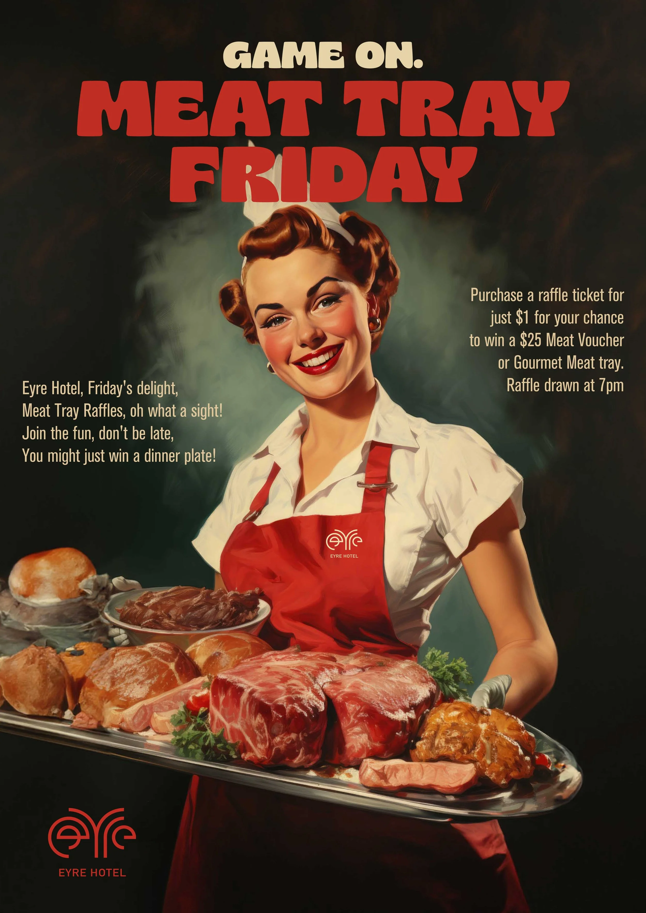 Friday Live Music &amp; Meat Tray Raffle at the Eyre Hotel Whyalla 