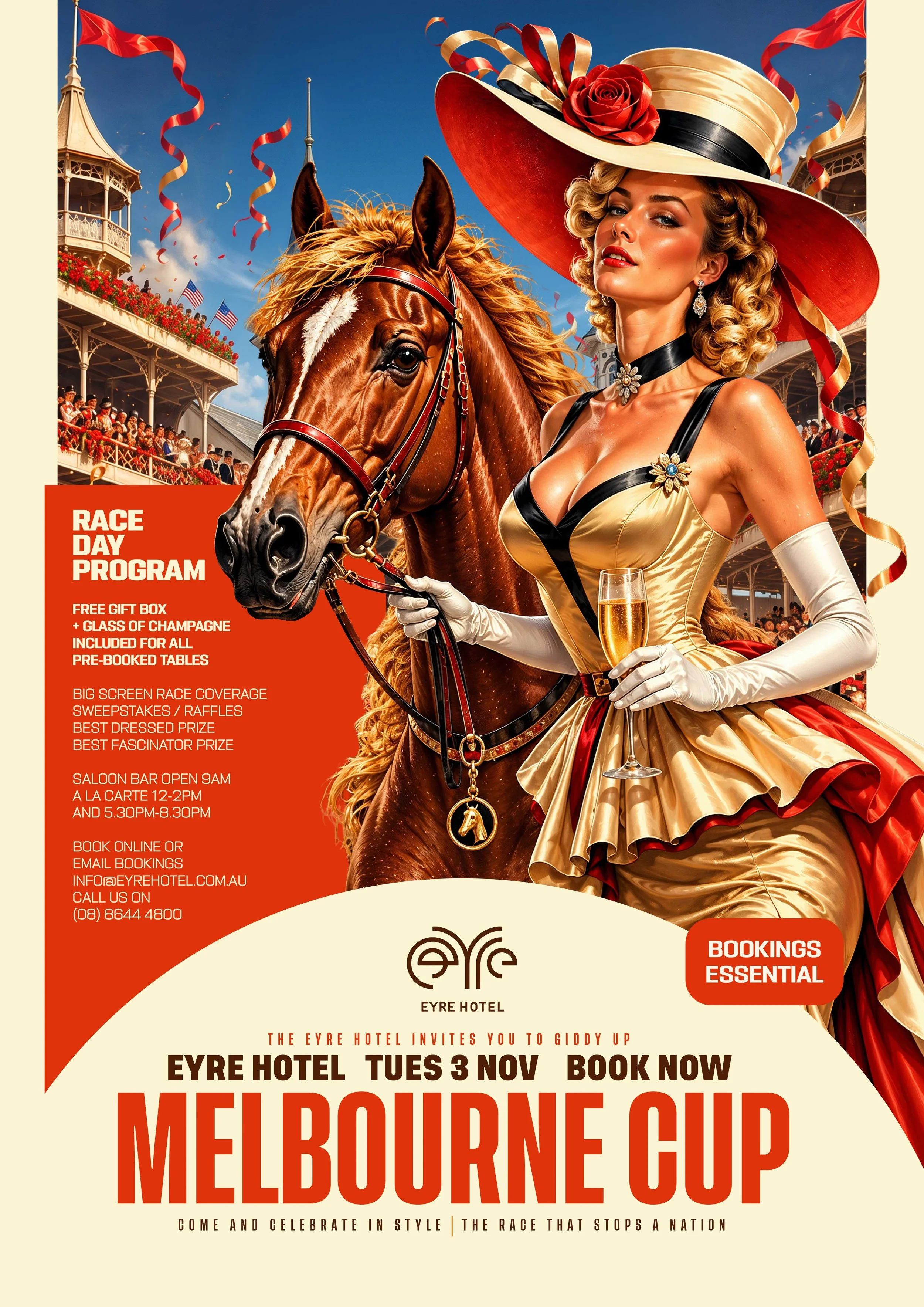 Melbourne Cup Lunch 2026 at the&nbsp;Eyre Hotel Whyalla