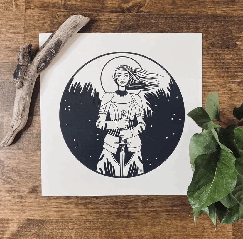 Joan of Arc print