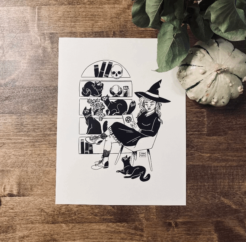 Winter Witch print