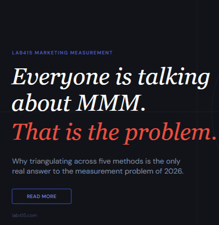 Everyone Is Talking about MMM. That is the Problem.