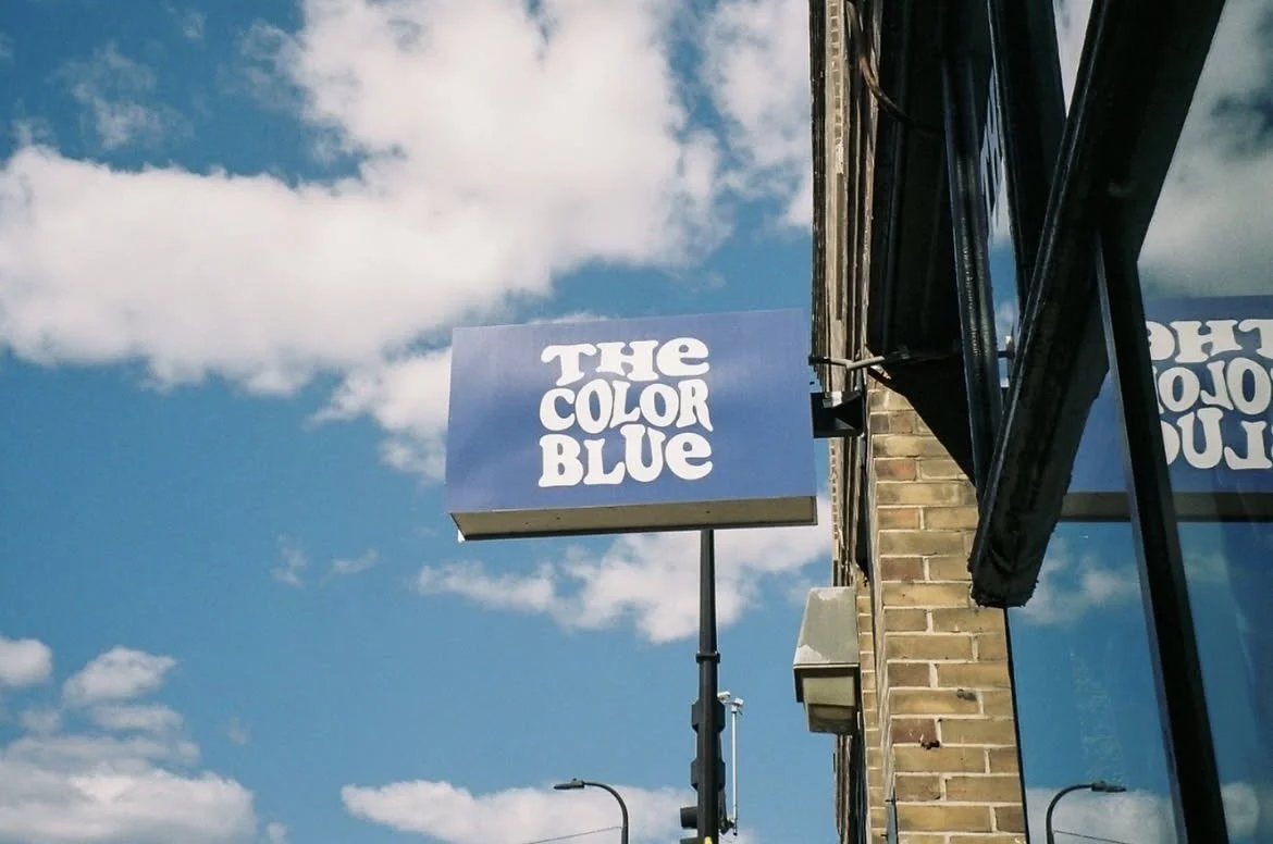 The Color Blue Vintage