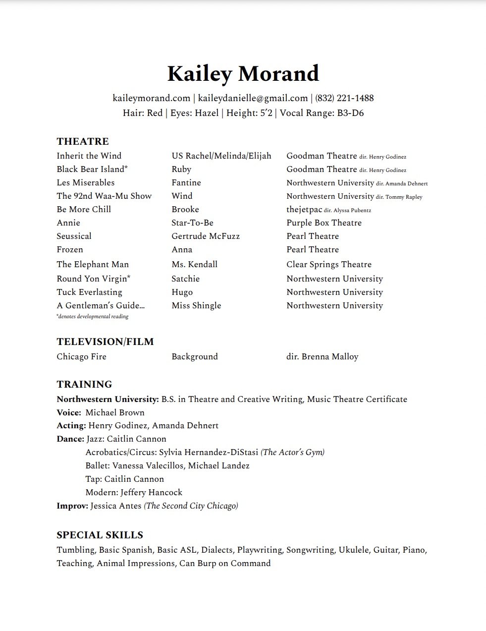 resume