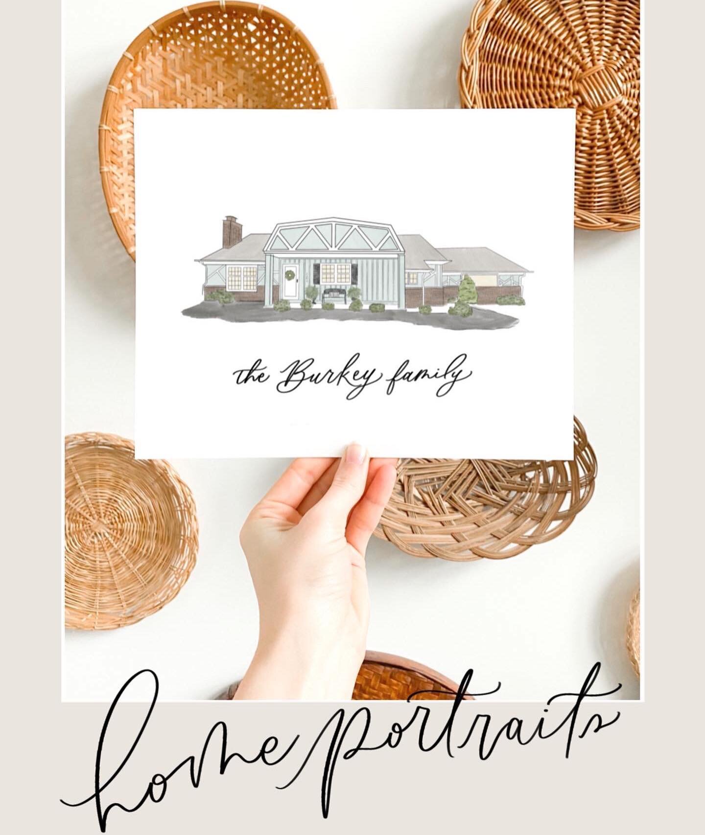 The FINAL Holiday Shop Spotlight post is on our Home Portraits! ✨🏠

These are such a sweet way to remember special homes and places in our lives, and make the perfect gift for families with a new home, their first home, moving to a different place, 