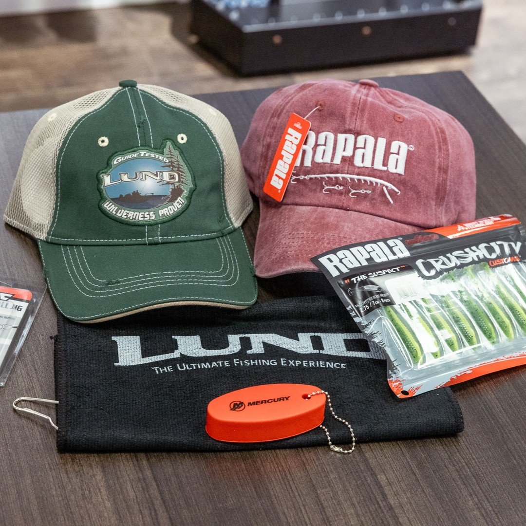 Congratulations to JERRY WALDRON on winning this weeks Fish TV prize pack! Jerry will receive a RAPALA HAT, MERCURY KEYCHAIN, LUND HAT and TOWEL, CRUSH CITY BAITS and VMC JIGHEADS! We post a winner each Monday and then check back later on to see this