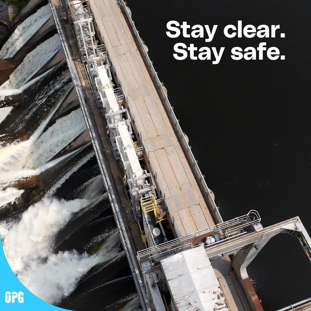 Spring has sprung! As you enjoy the warmer-than-usual weather, it's important to avoid waterways around OPG hydro facilities. Water remains extremely cold and banks around waterways are especially dangerous. More: https://bit.ly/4are9ha #StayClearSta