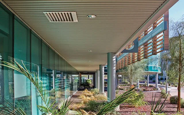 acoustical corrugate ceiling, Gordon FL rep, Florida architectural rep