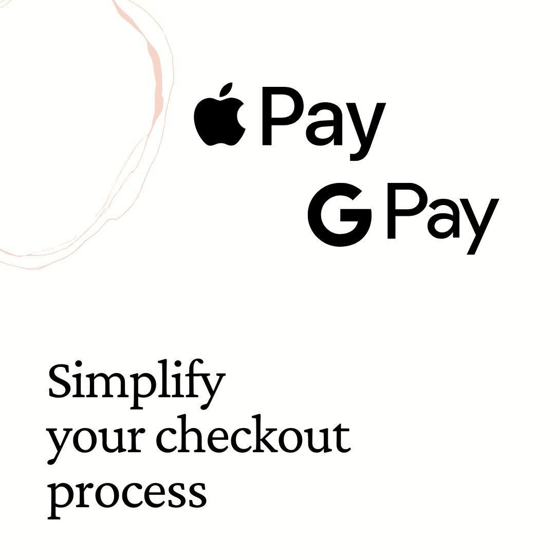 Apple Pay. Google Pay. Anyway to pay that means you *don't* have to get off the couch, walk to get your purse, come back to the couch, fill out your card details and hit PAY, is a good way to pay.

If you want to make your online business a success, 