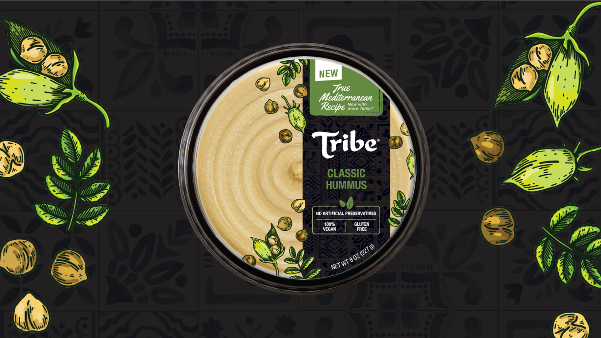 Final package design - Classic Hummus