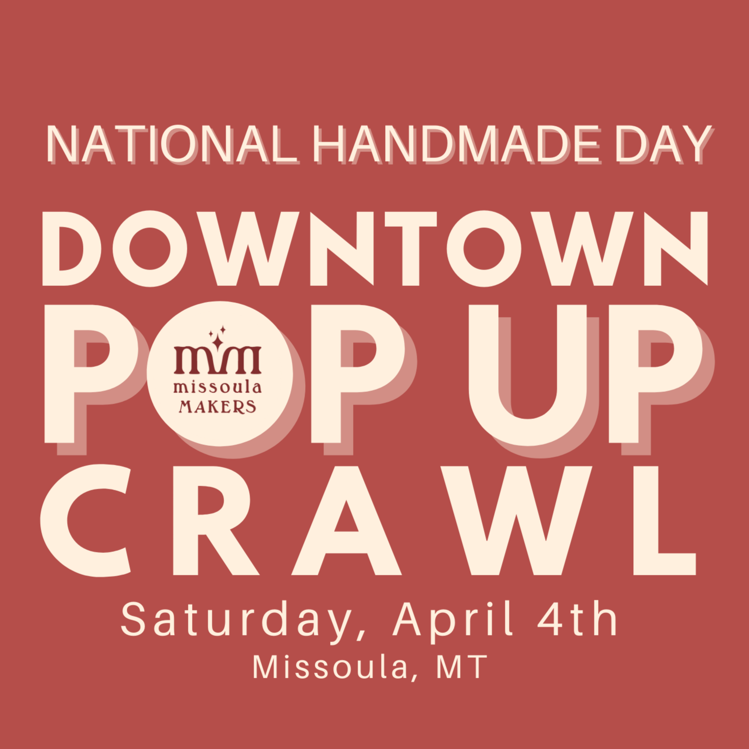 National Handmade Day - Downtown Pop Up Art Crawl