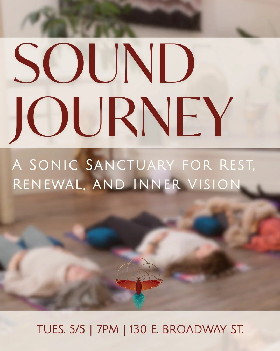 Next Sound Journey for the Soul is happening TOMORROW 7PM at Sacred Ally 

Join Sarah and Peter as they co-create a restorative sound bath designed to nourish the soul. Sarah brings over two decades of experience in the transformative spaces of massa