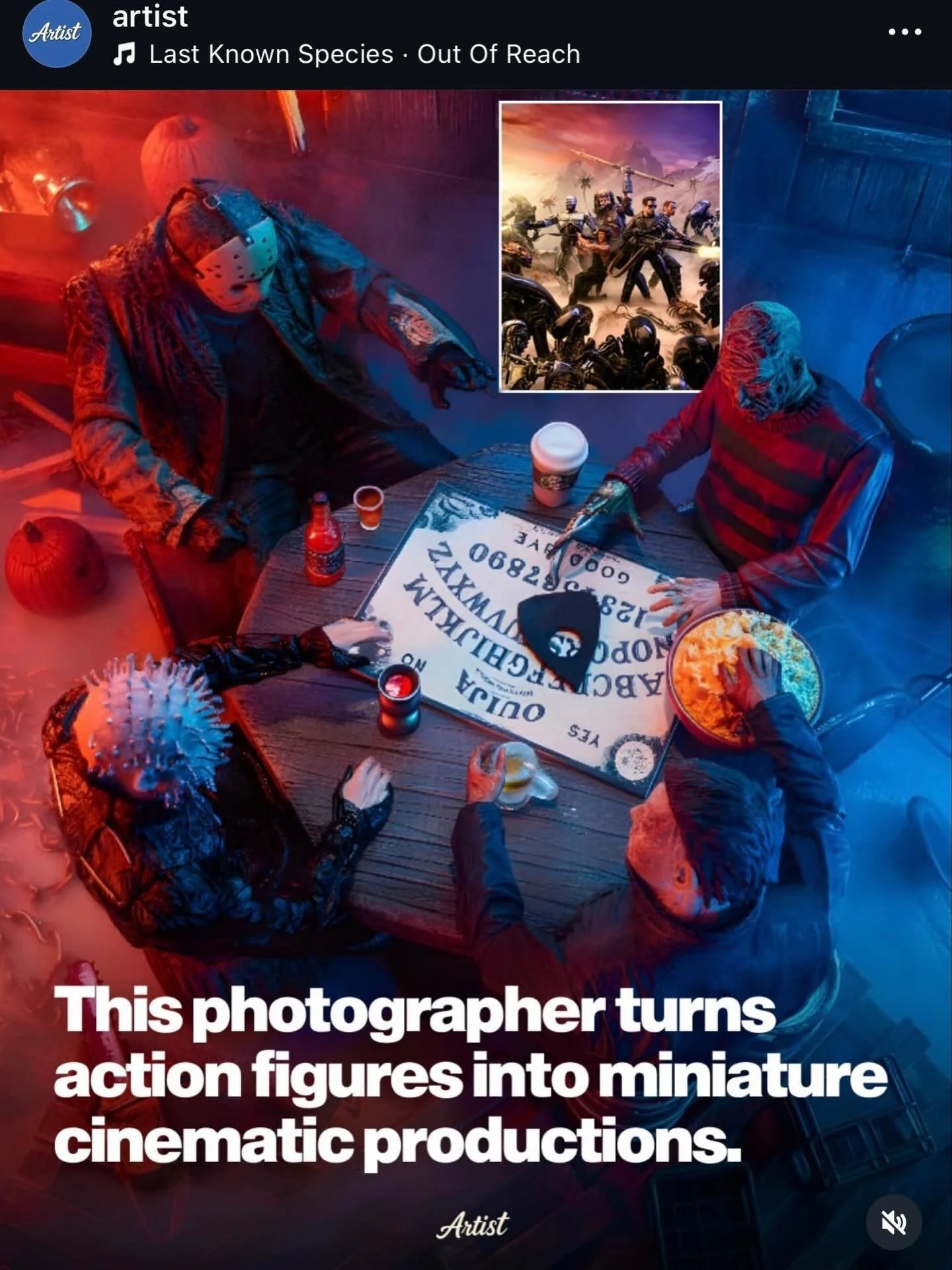 Big thank you to @artist for featuring some of my toy photography! If you want a fun scroll of my past work, go check it out!

#toyphotography #miniatureart #popculture #actionfigures