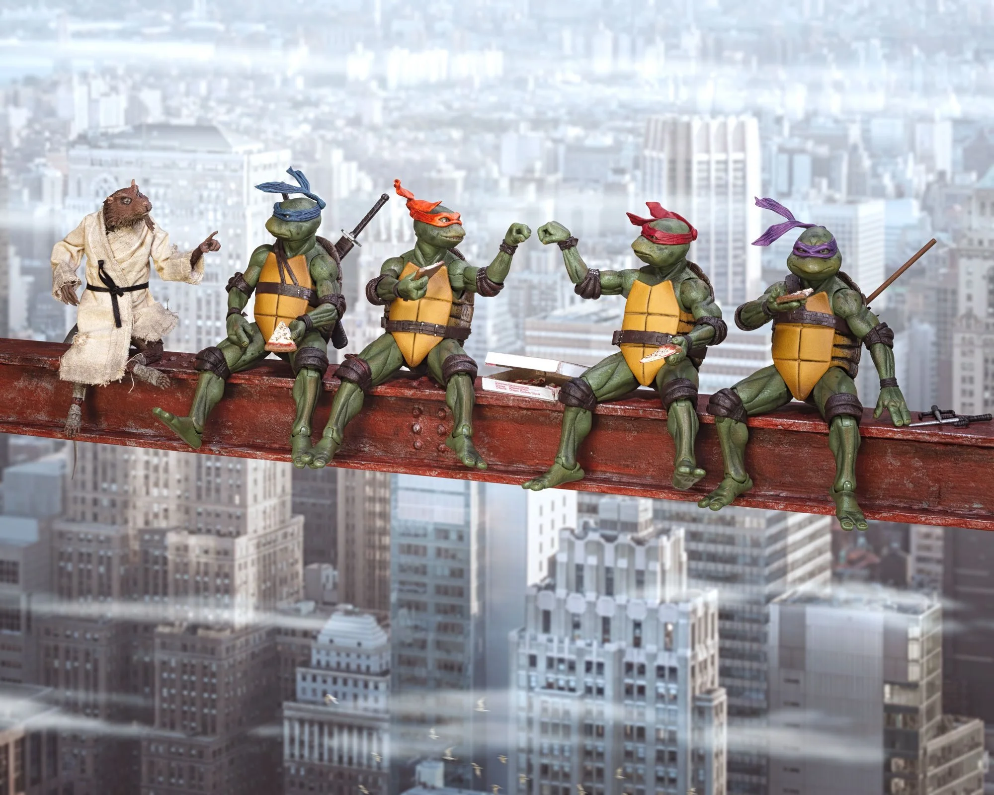 #Throwback to one of my favorite toy photos I&rsquo;ve ever shot, way back in January 2022.

&ldquo;&rsquo;Za atop a Skyscraper&rdquo;
This shot was inspired by the iconic 1932 photograph Lunch Atop a Skyscraper. I&rsquo;ve always loved its incredibl