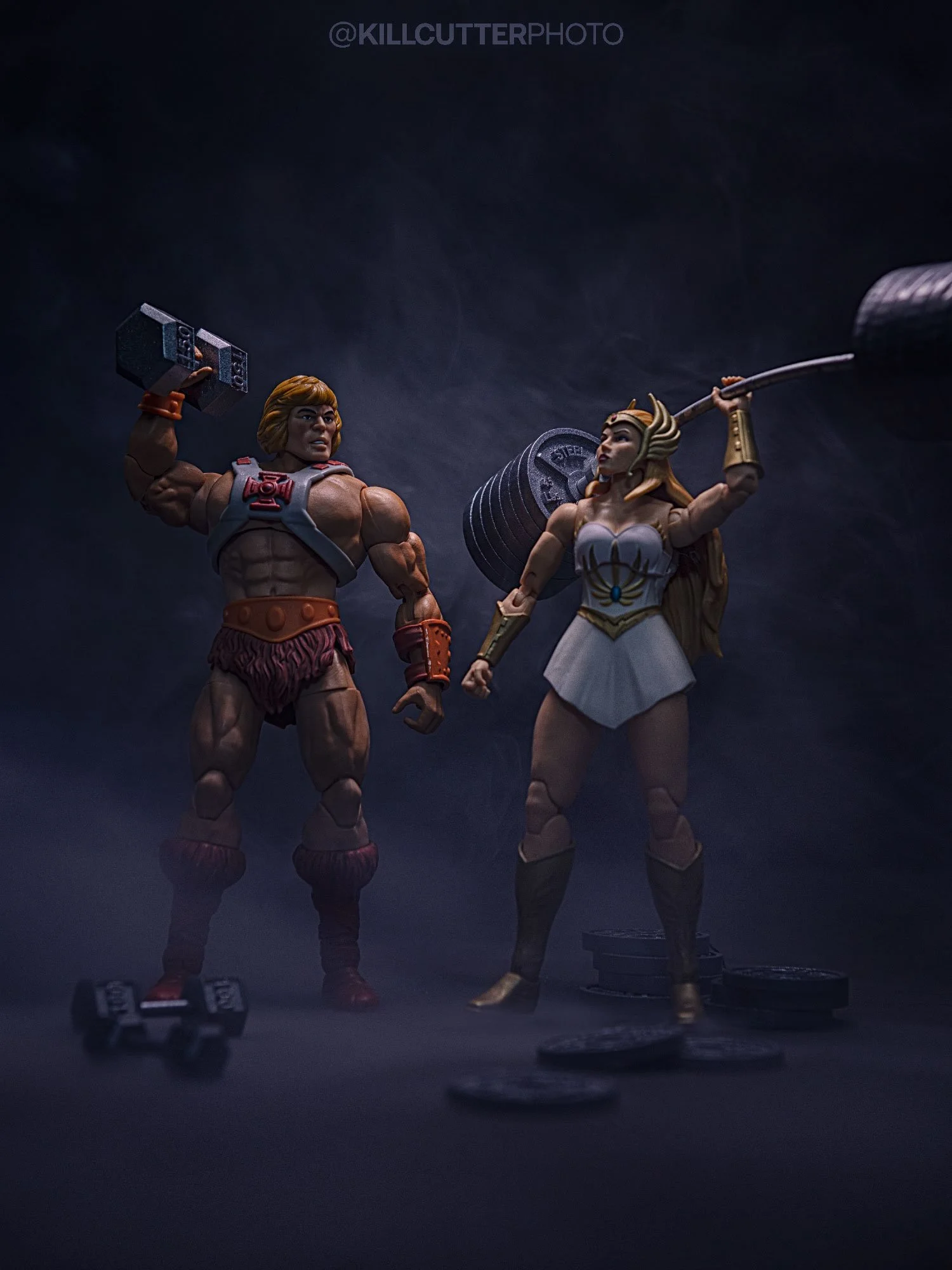 Sibling rivalry is finding out your sister&rsquo;s warm-up is your personal record.

Here&rsquo;s a b-side shot from my MOTU x Thundercats gym shoot the other day. Go check that one out if you haven&rsquo;t seen it! If you&rsquo;d like to help suppor