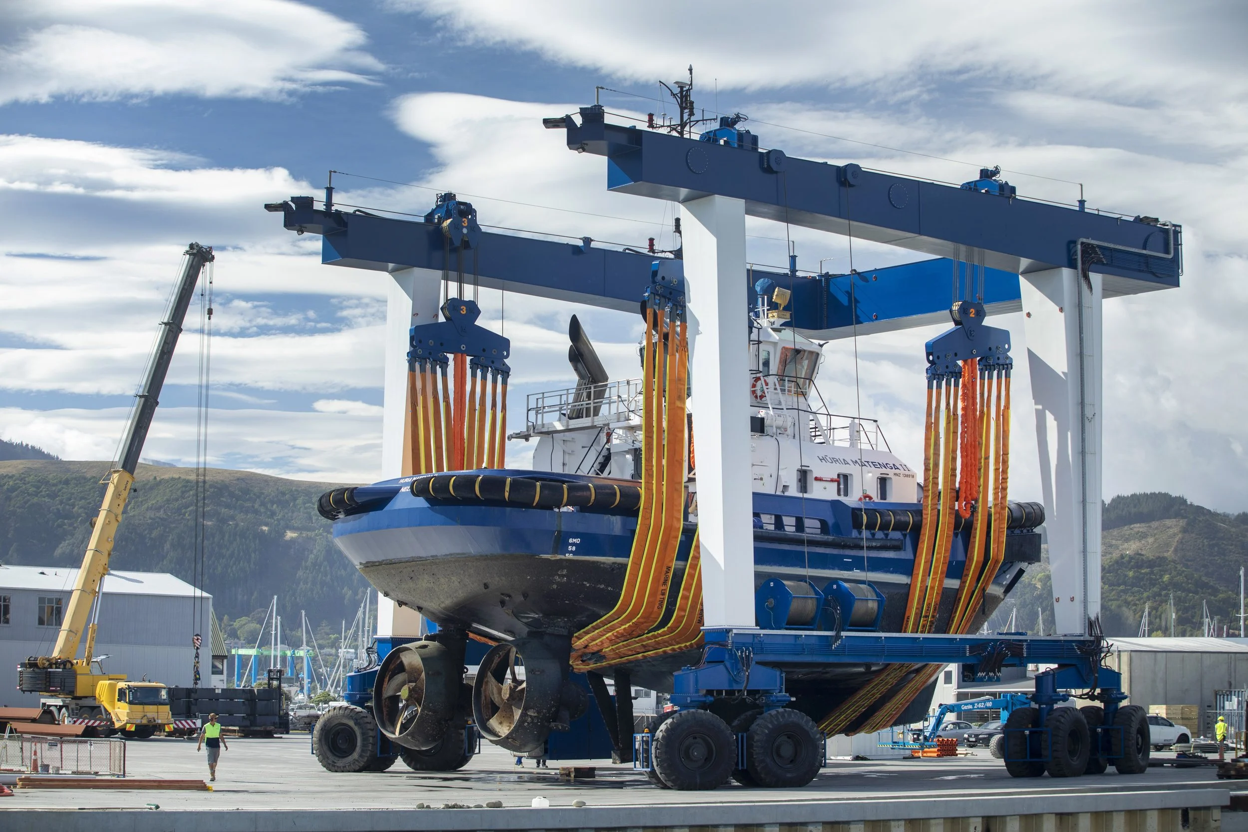 Port Nelson’s marine haul-out facility opens, marina facilities to follow