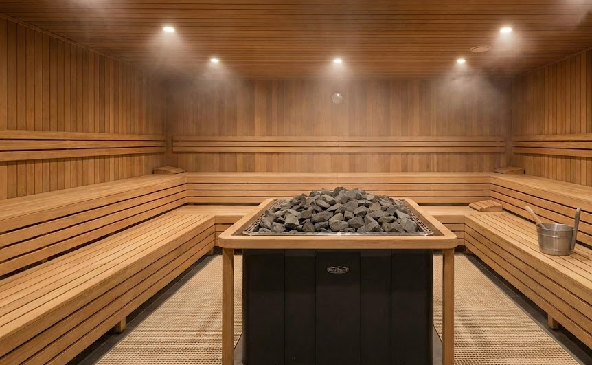 large sauna