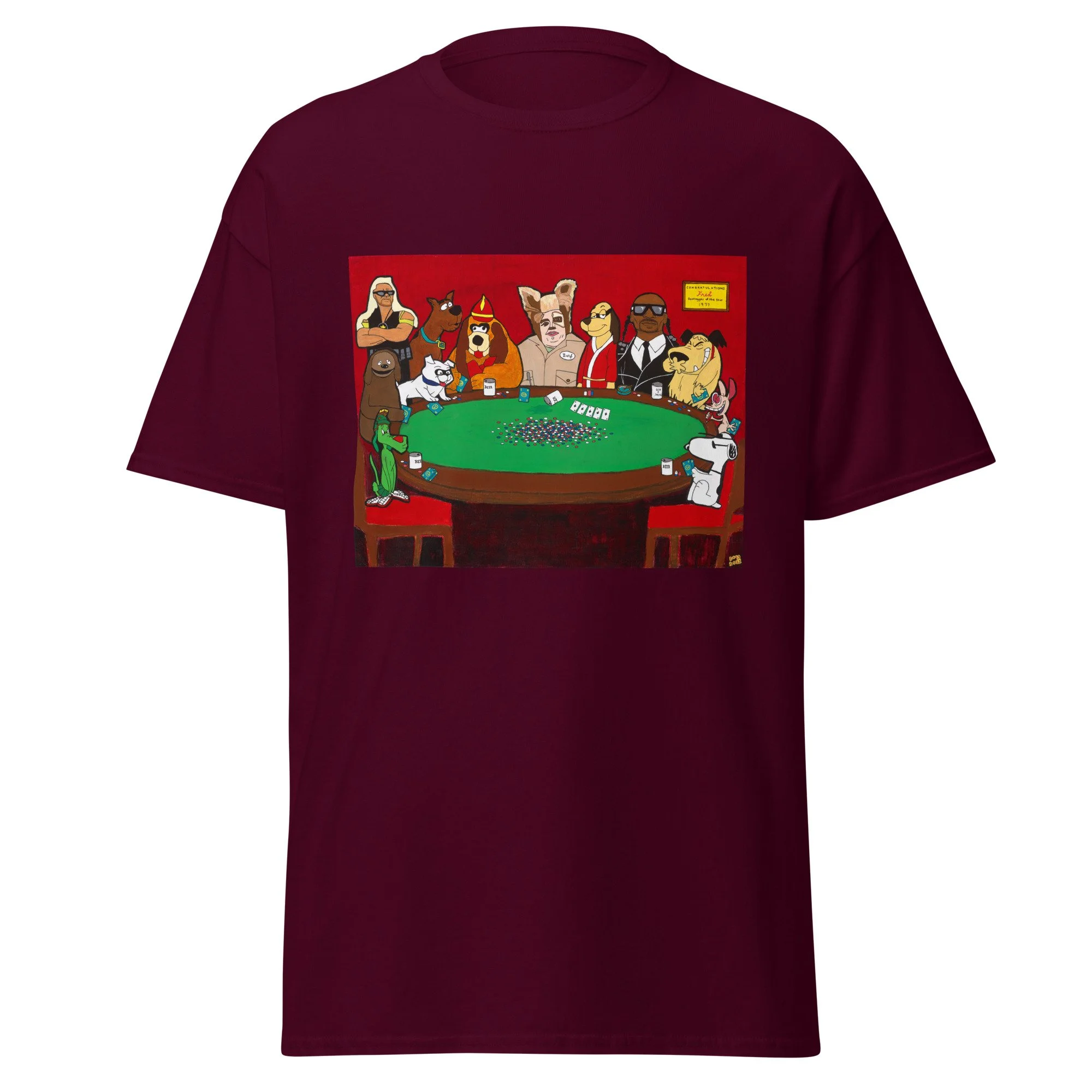 unisex-classic-tee-maroon-front-69eb0d20f1613.jpg
