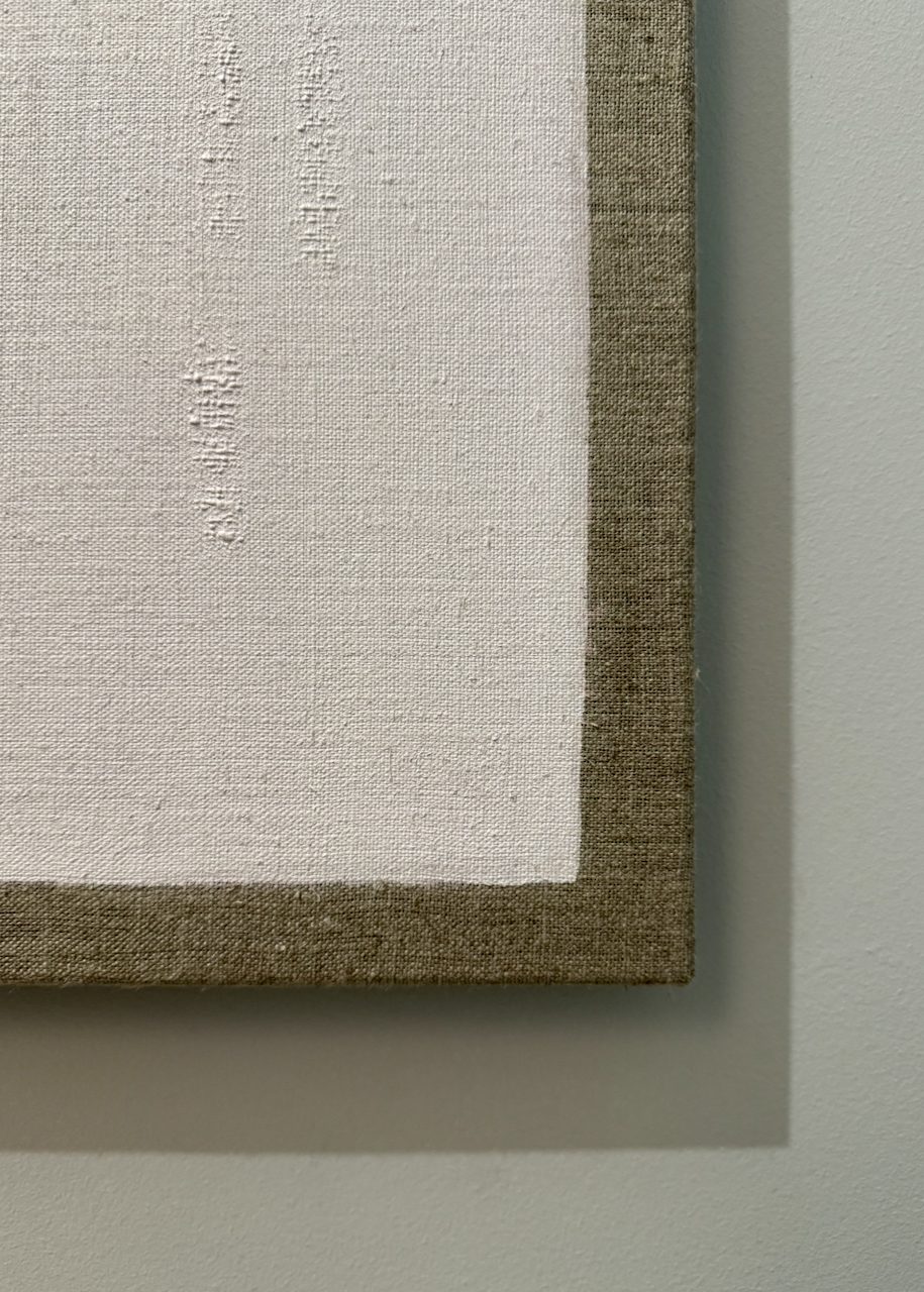 020626, 2026, 40 x 40 cm, oil on unprimed linen